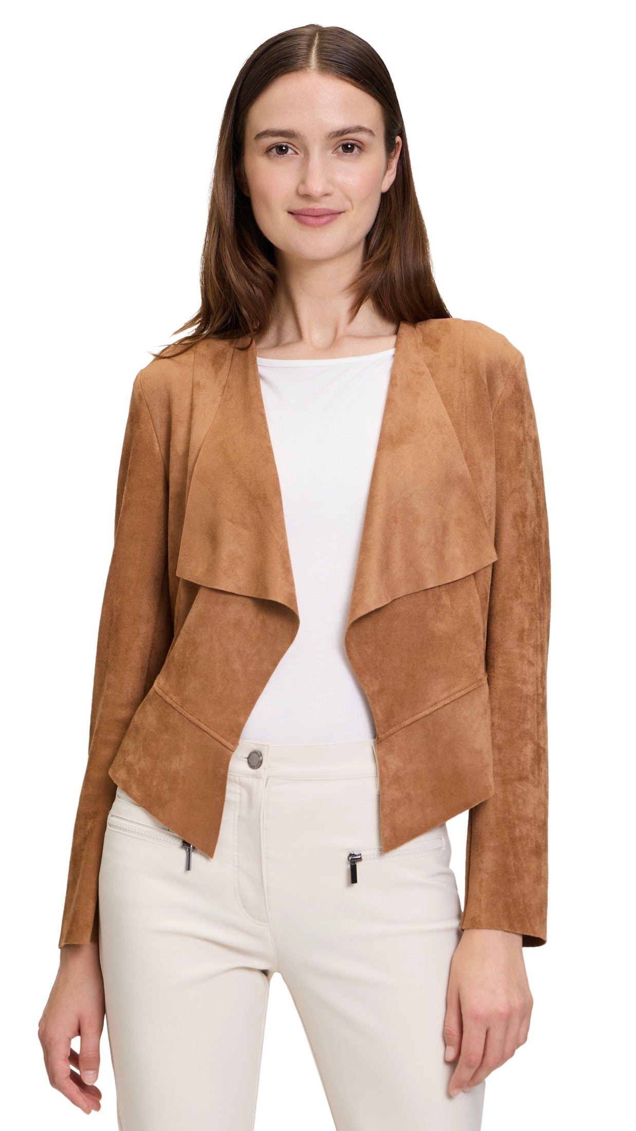 VESTE BOLERO 4401 1673 BETTY BARCLAY#COLOR_7196/NOISETTE