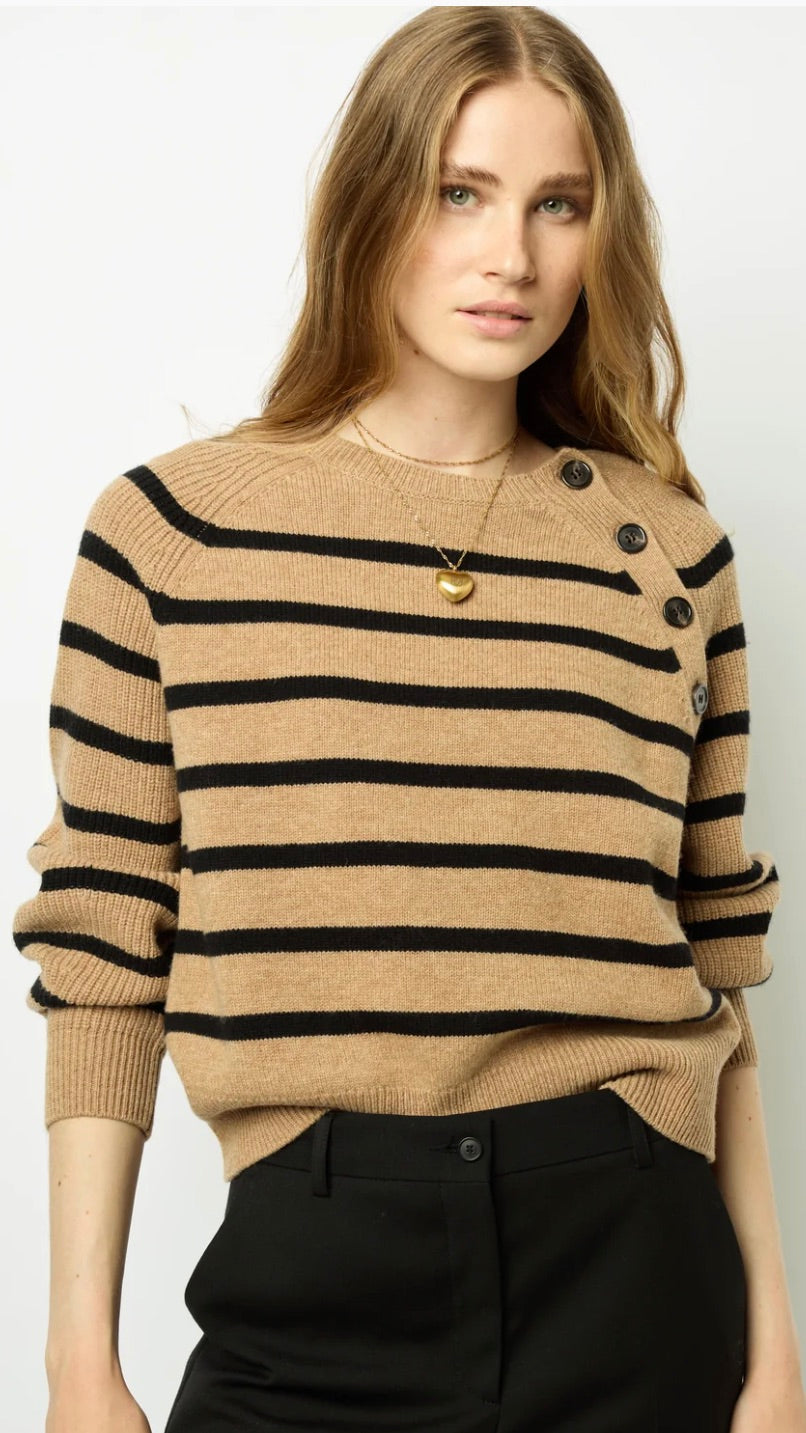 PULL MARINIERE GERARD DAREL JENNA CAMEL 