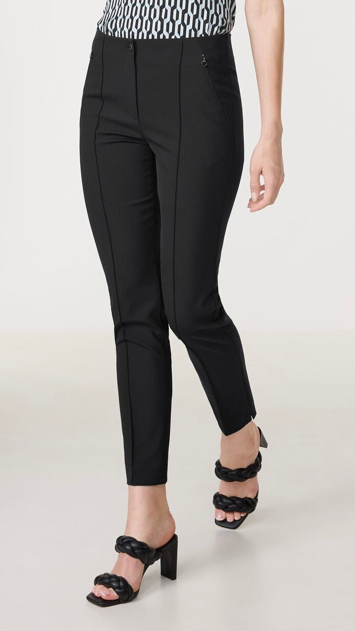 PANTALON DE VILLE SURPIQUE  GERRY WEBER 925069 66299 NOIR