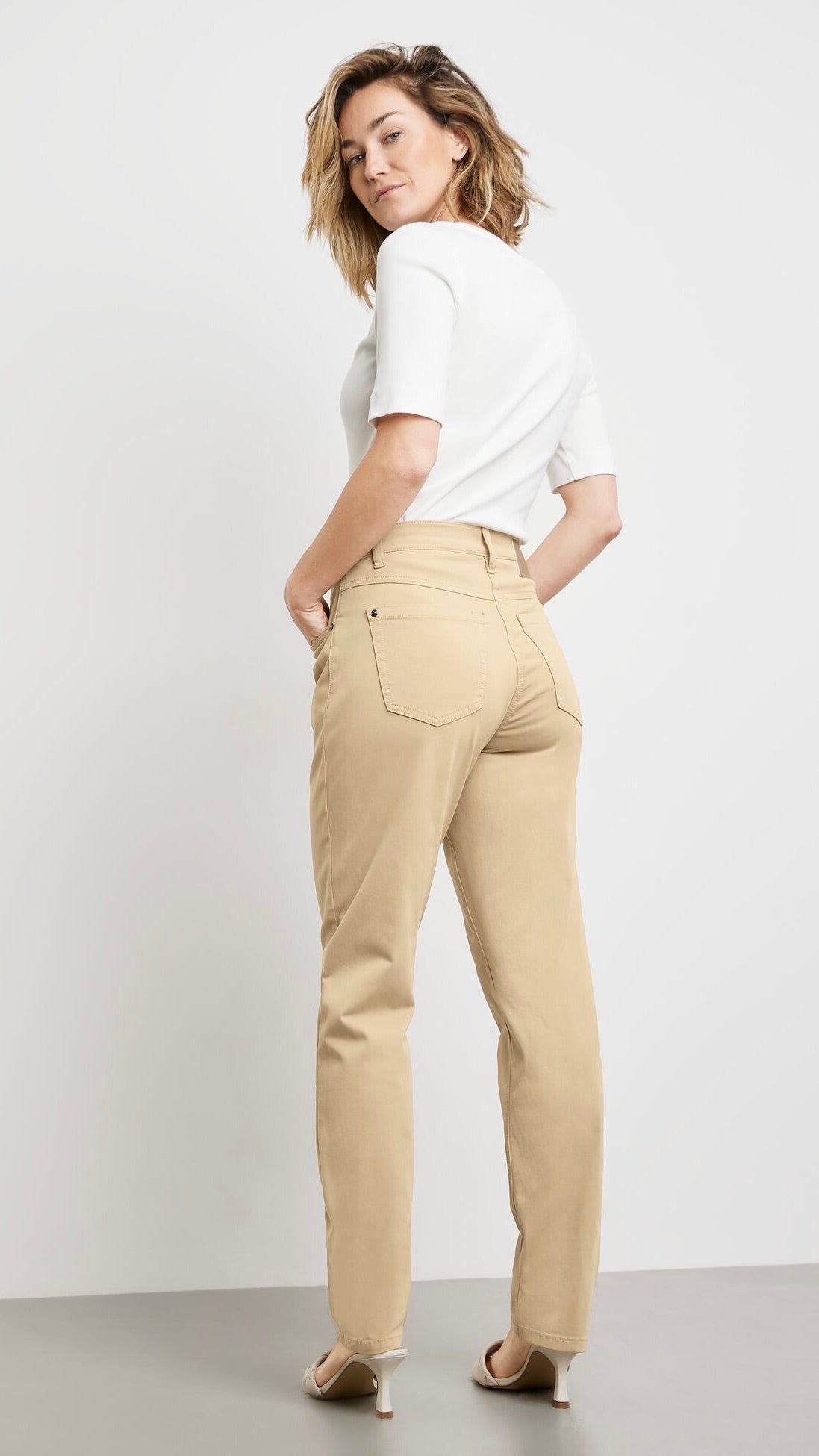 PANTALON DROIT GERRY WEBER ALYSSA 322046-66247#COLOR_704938/CAMEL