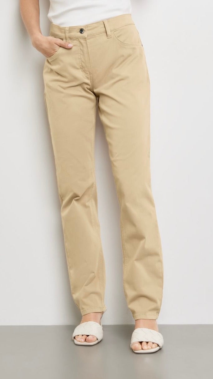 PANTALON DROIT GERRY WEBER ALYSSA 322046-66247#COLOR_704938/CAMEL