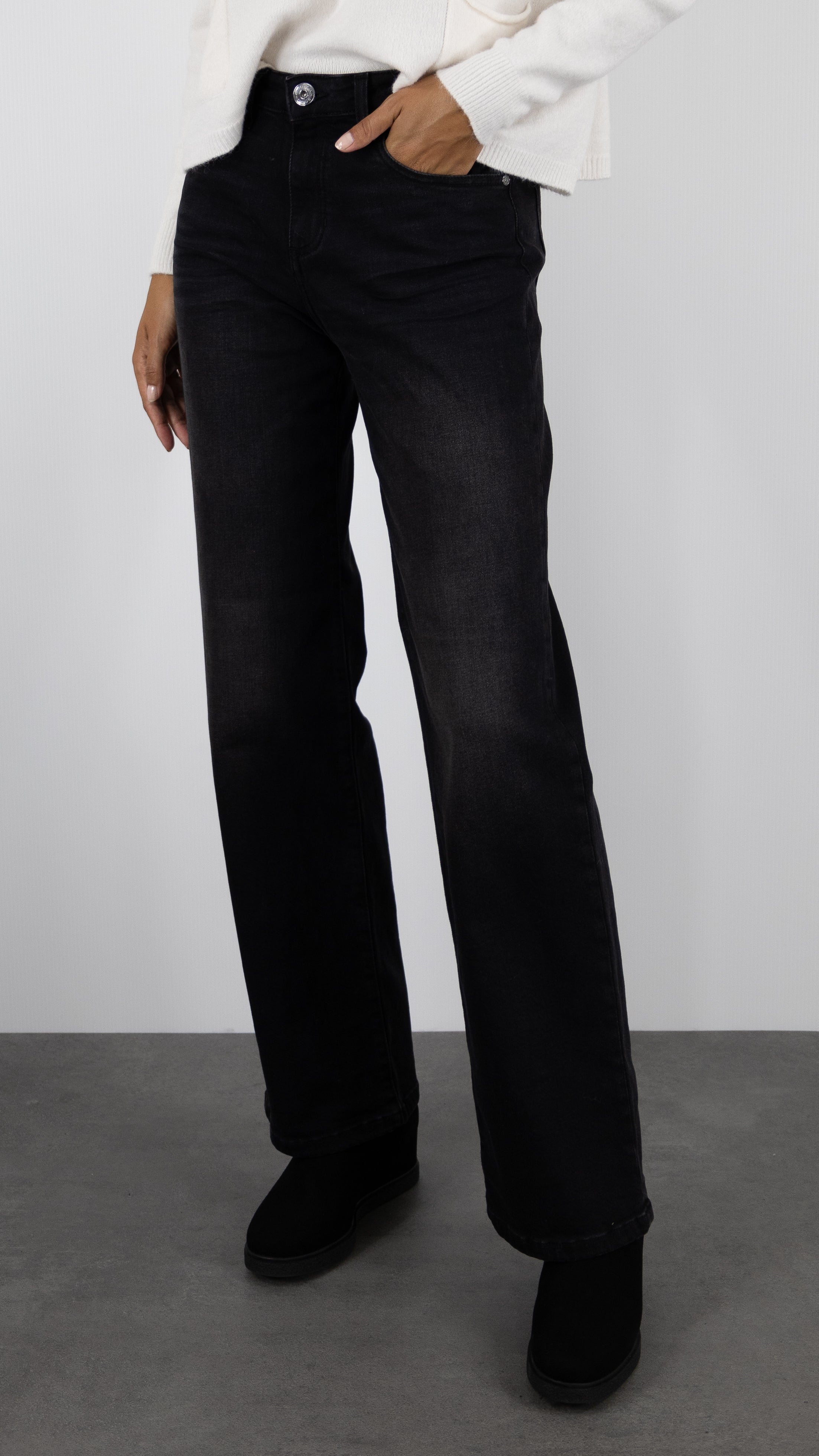 JEANS DENIM STUDIO GABIN BLACK DENIM