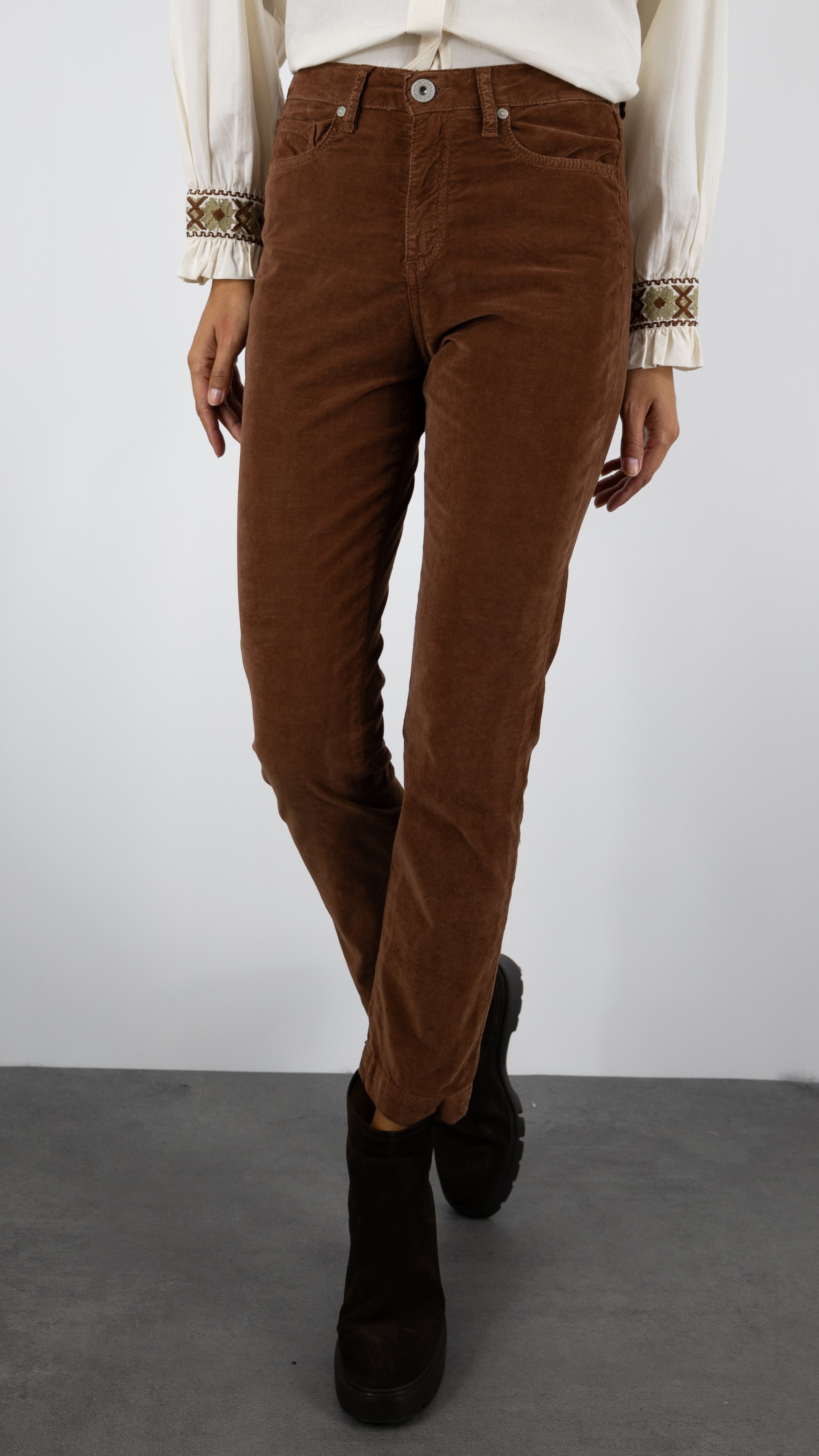 PANTALON EN VELOURS PALATINE ISLOW COLETTE PALATINE#COLOR_CANNELLE/CAMEL