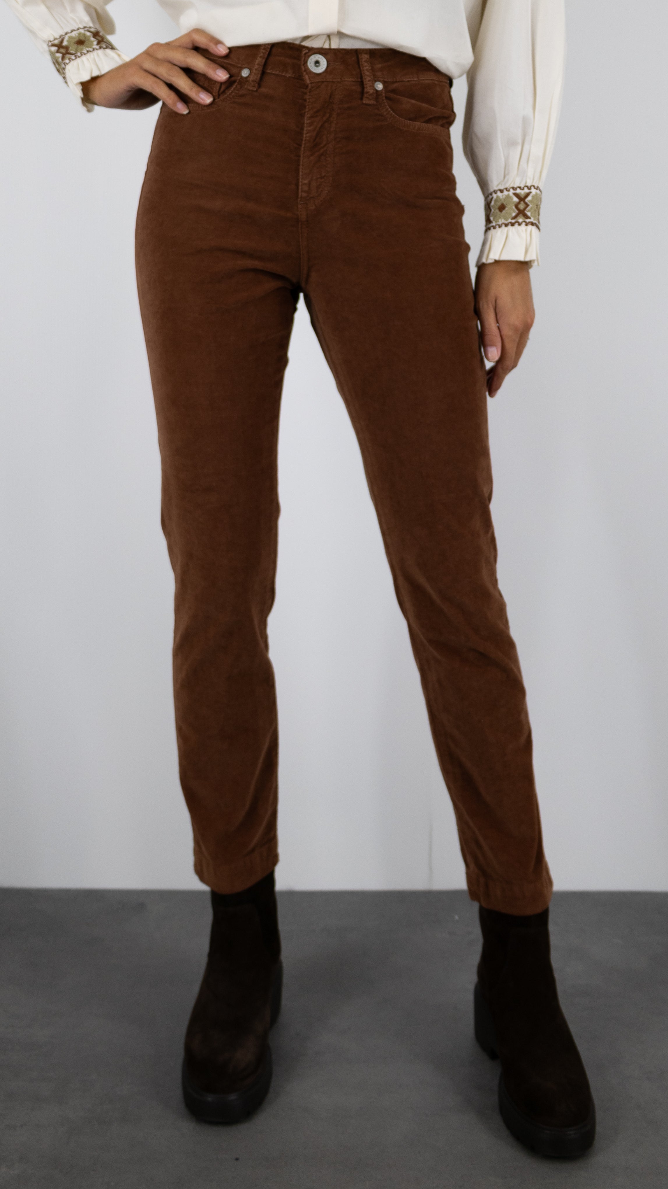 PANTALON EN VELOURS PALATINE ISLOW COLETTE PALATINE#COLOR_CANNELLE/CAMEL