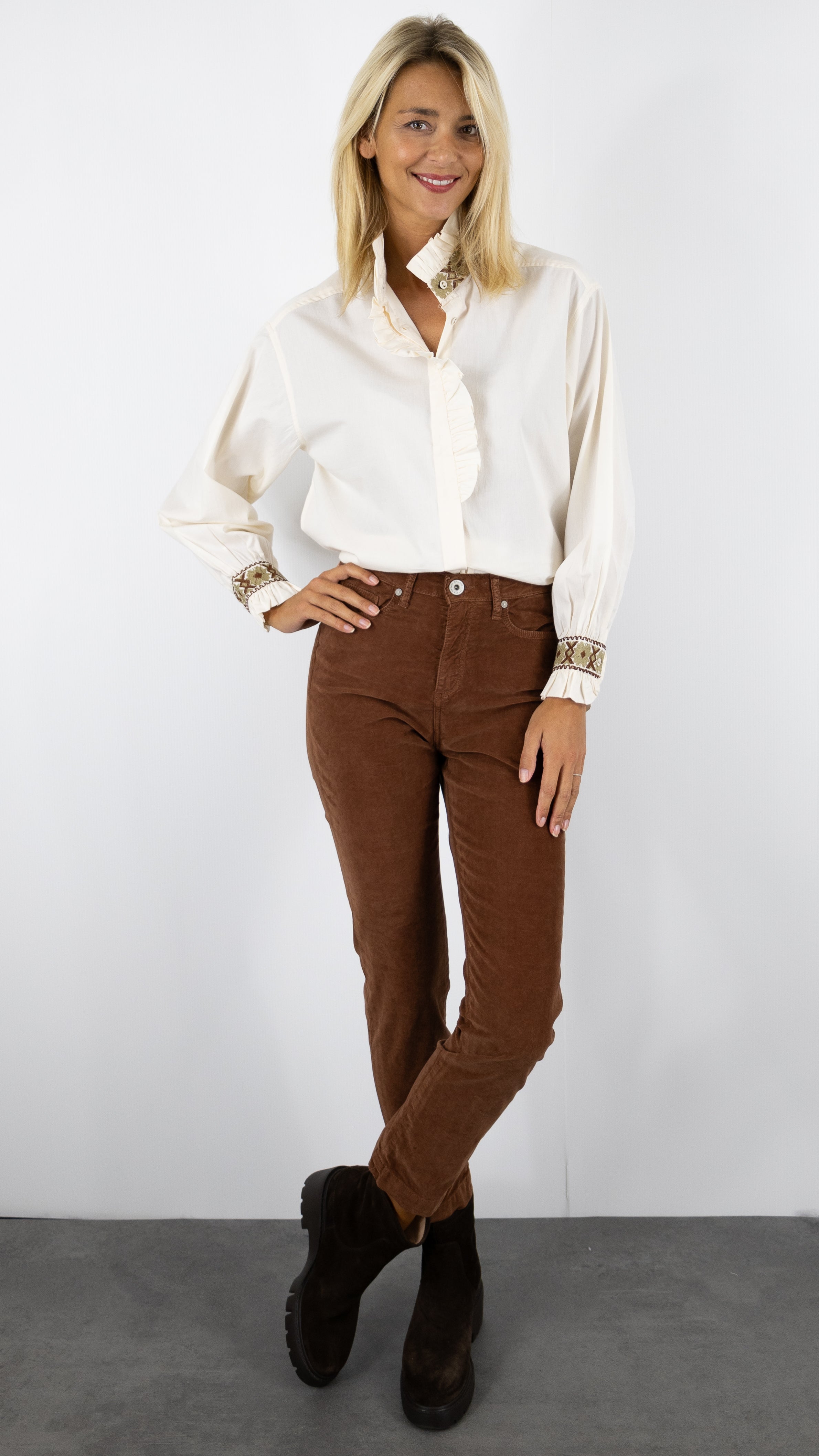 PANTALON EN VELOURS PALATINE ISLOW COLETTE PALATINE#COLOR_CANNELLE/CAMEL