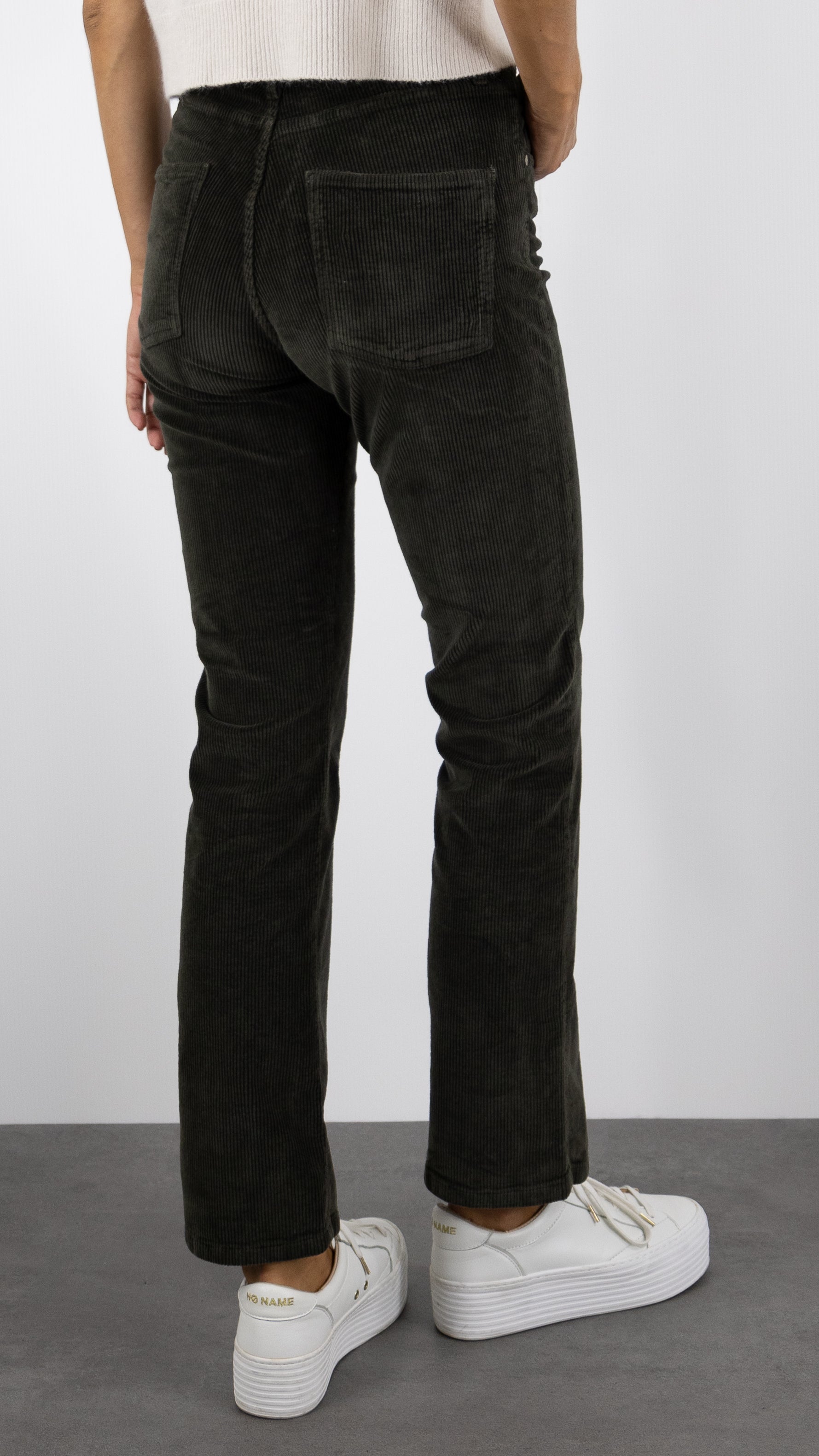 PANTALON EN VELOURS COTELE JEFF ORIGINAL DENIM STUDIO#COLOR_ARMY/KAKI