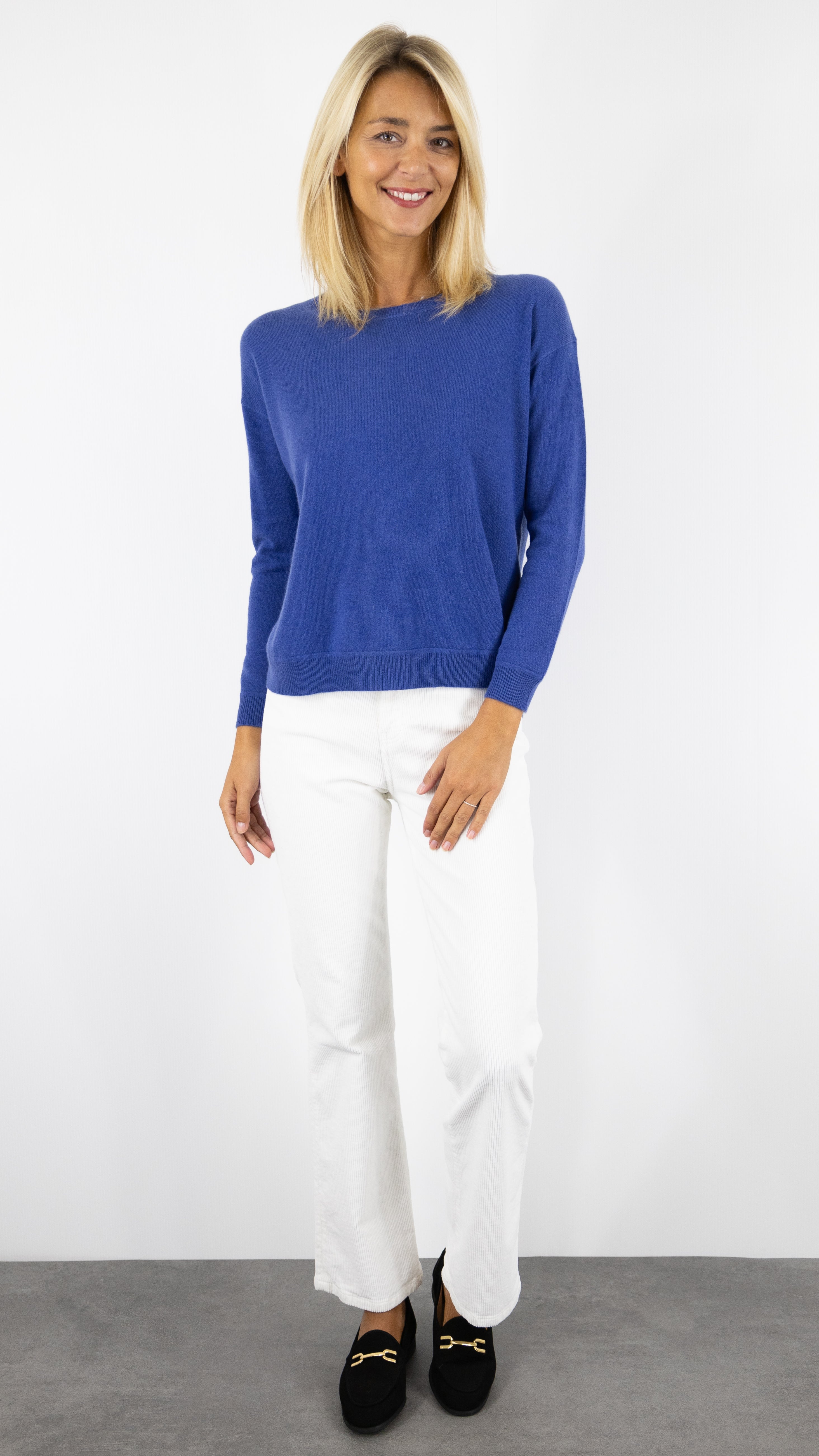 PULL COL ROND DOS ZIPPE ESTHEME#COLOR_1358/ATLANTIS INDIGO