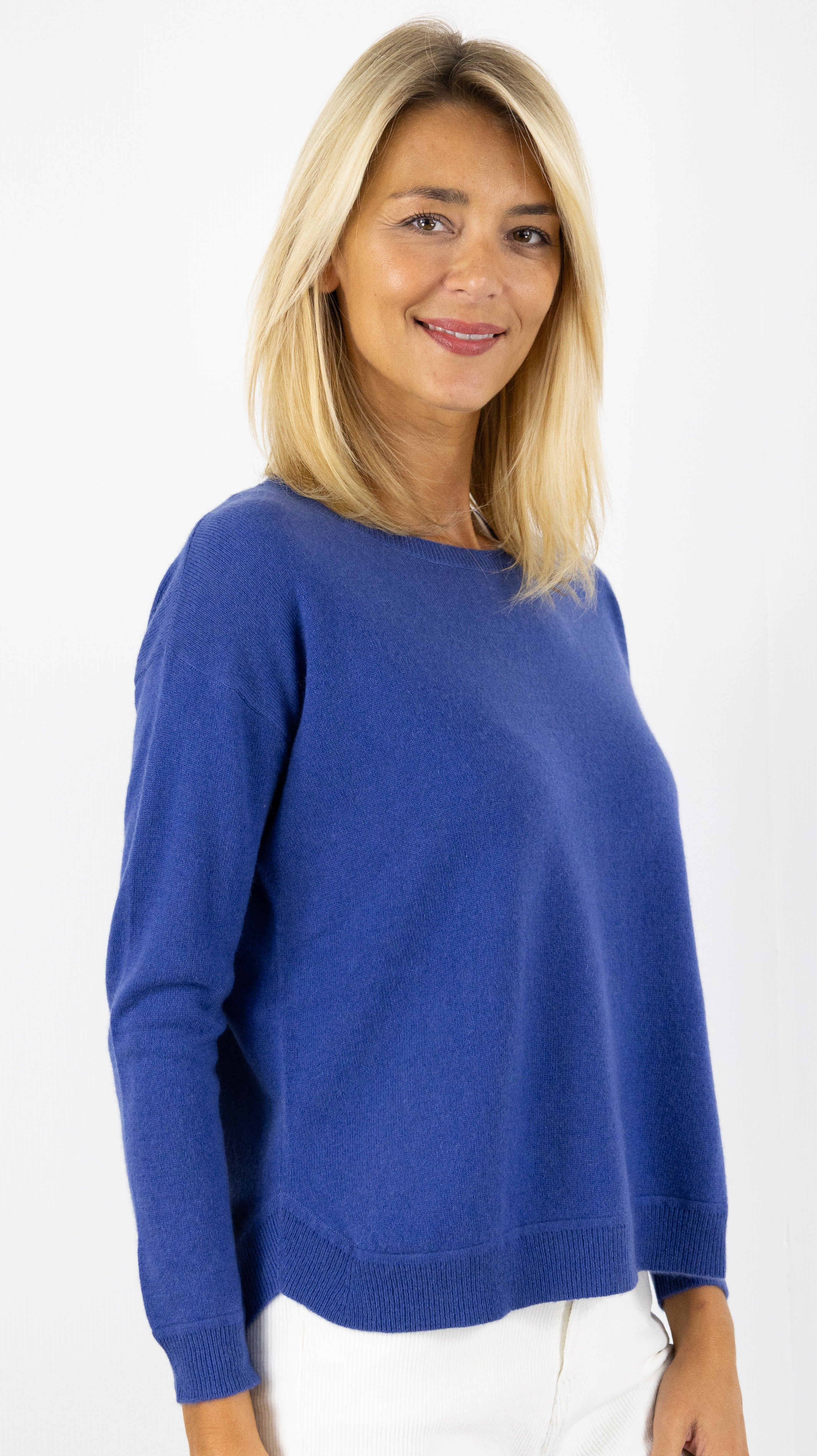 PULL COL ROND DOS ZIPPE ESTHEME#COLOR_1358/ATLANTIS INDIGO