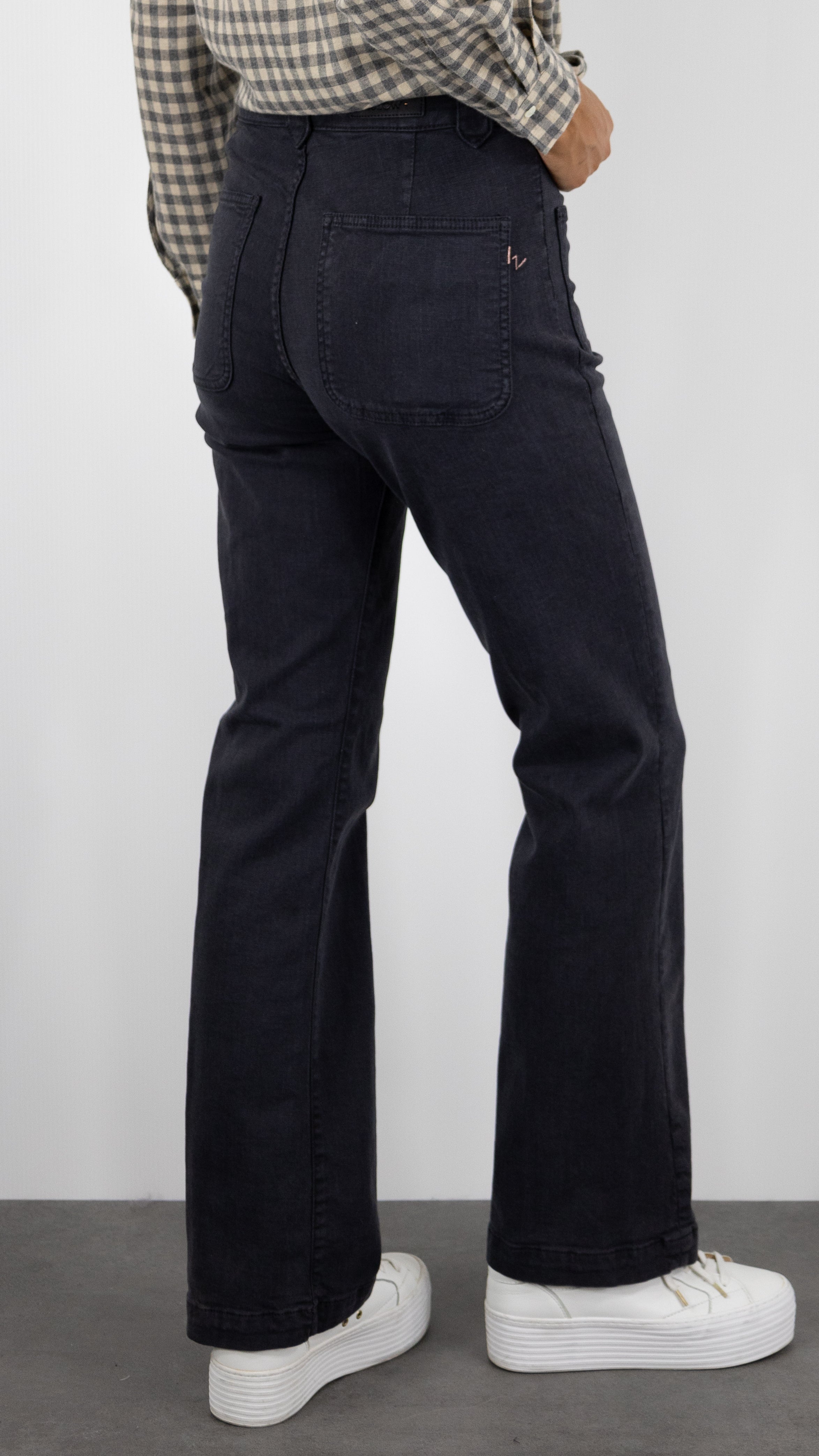 PANTALON ISLOW TINA SOFT DRILL STRECH CENDRE ANTHRACITE