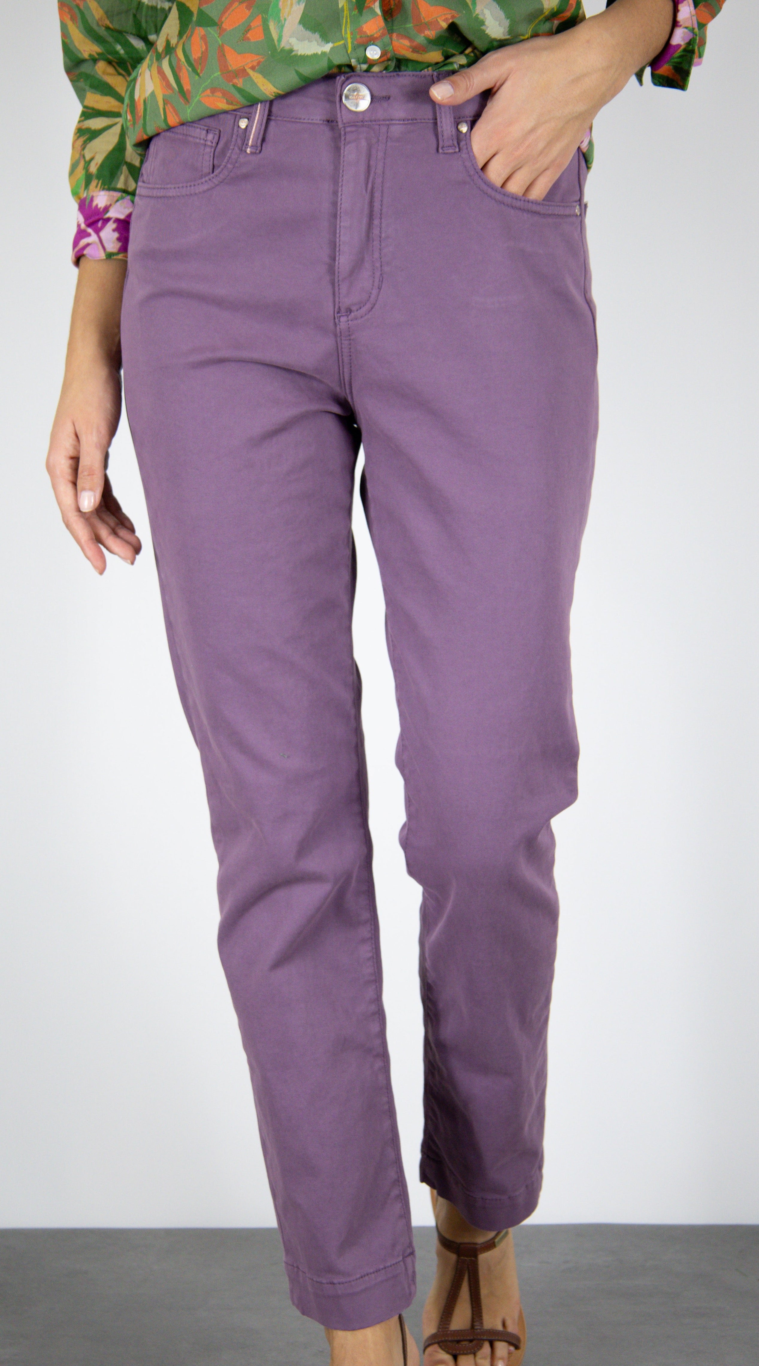 PANTALON MARIN DRILL PES ISLOW#COLOR_AUBERGINE