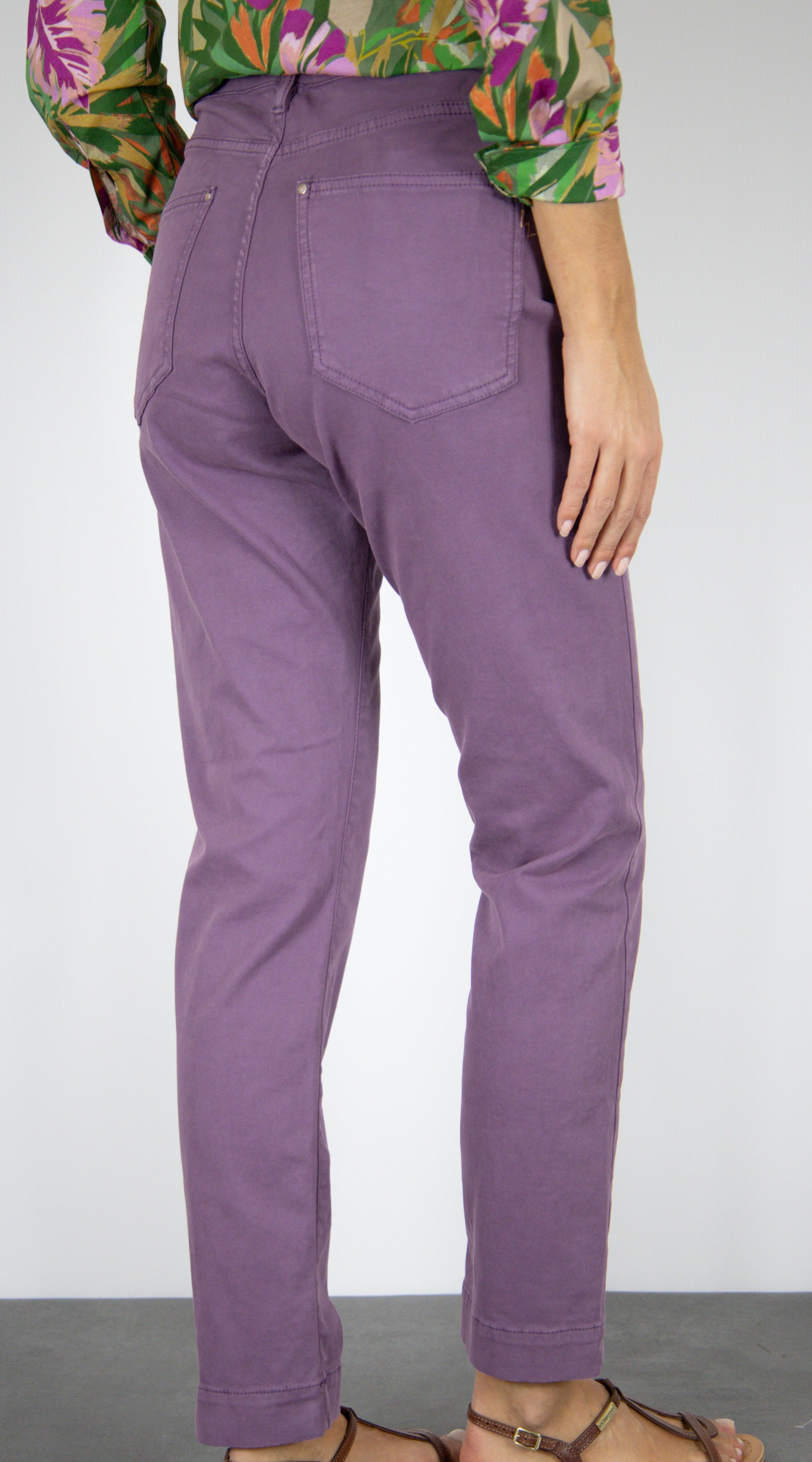 PANTALON MARIN DRILL PES ISLOW#COLOR_AUBERGINE