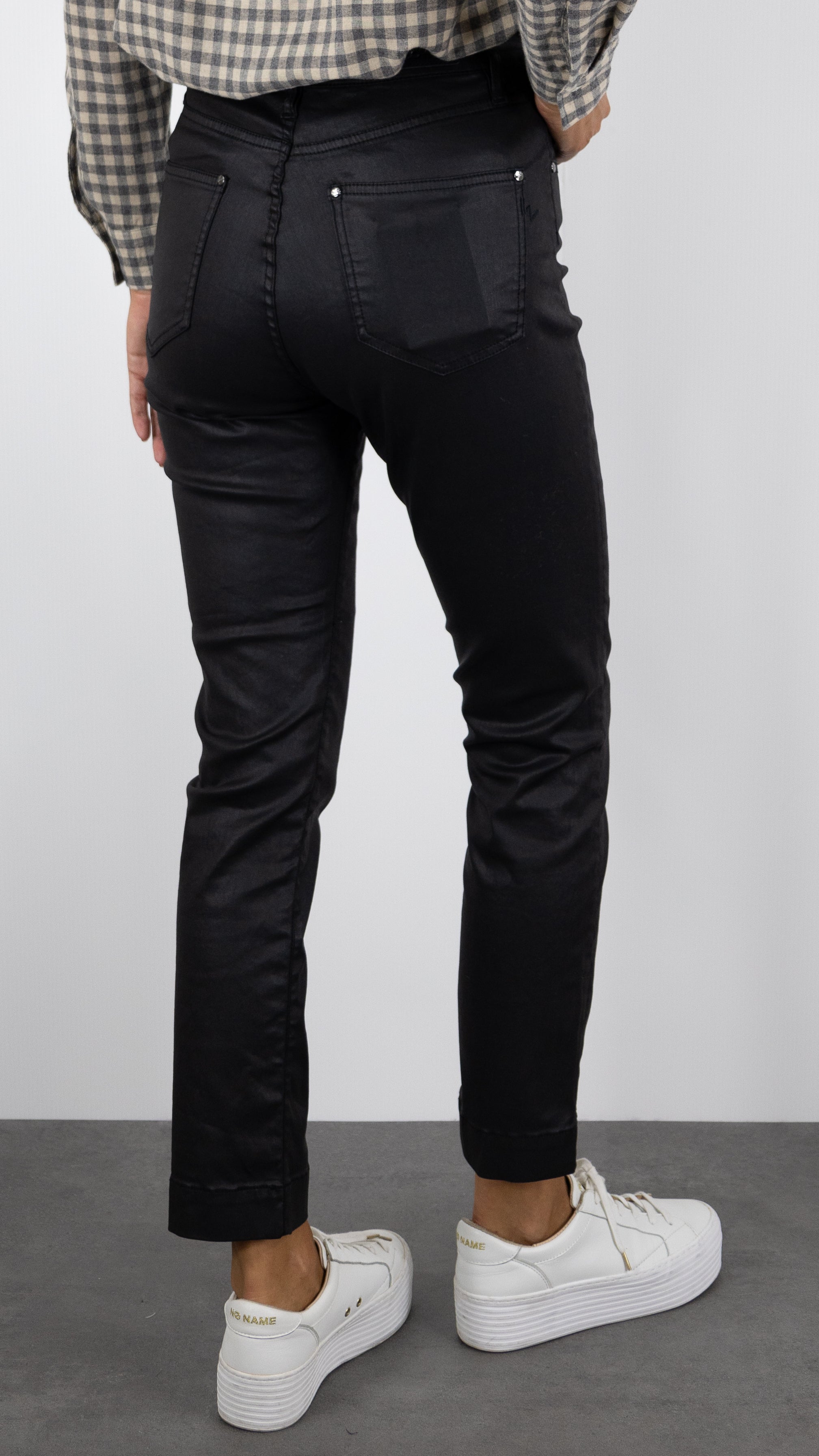 PANTALON ENDUIT MARIN MAX SATEEN ISLOW#COLOR_NOIR