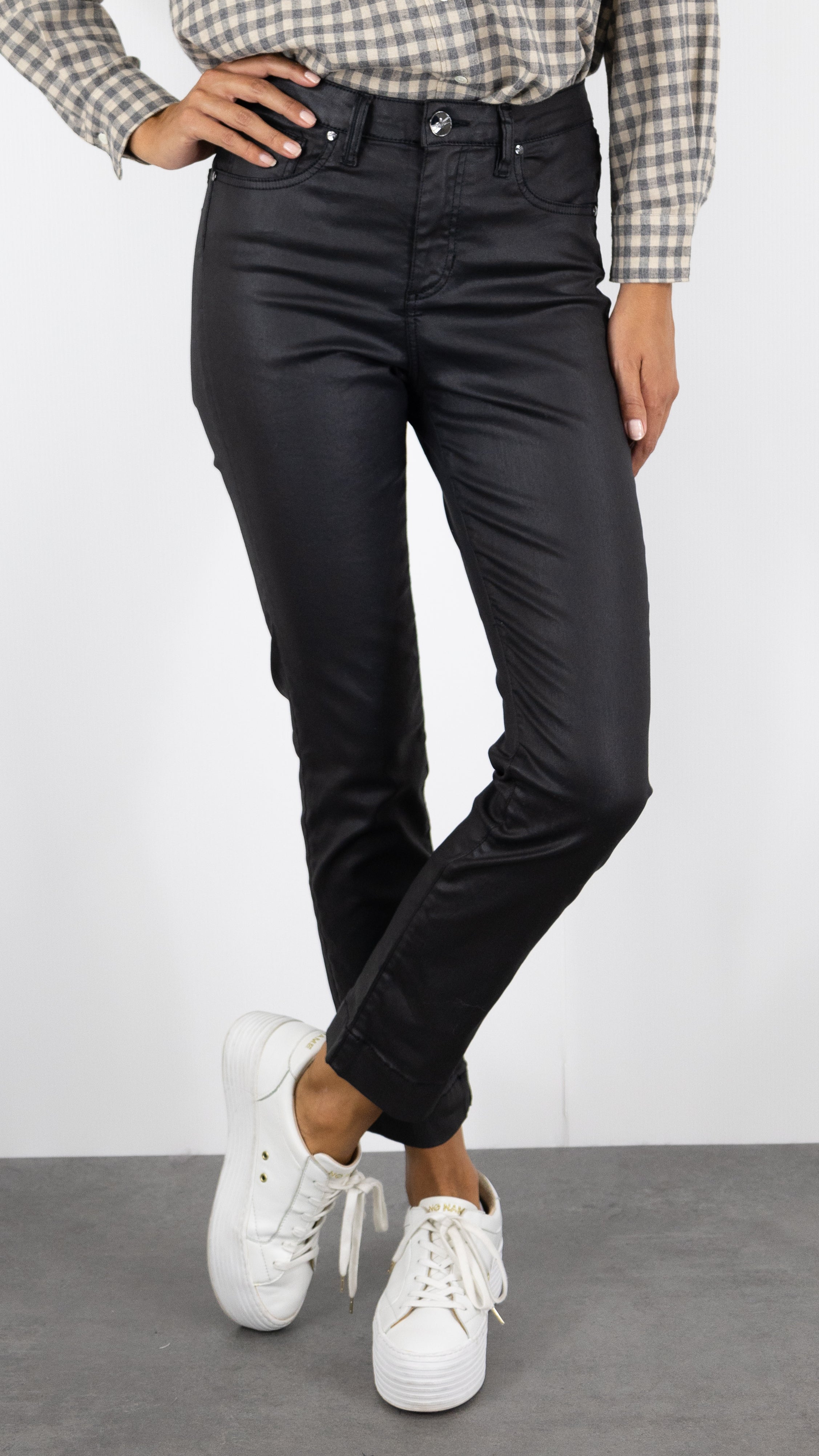 PANTALON ENDUIT MARIN MAX SATEEN ISLOW#COLOR_NOIR