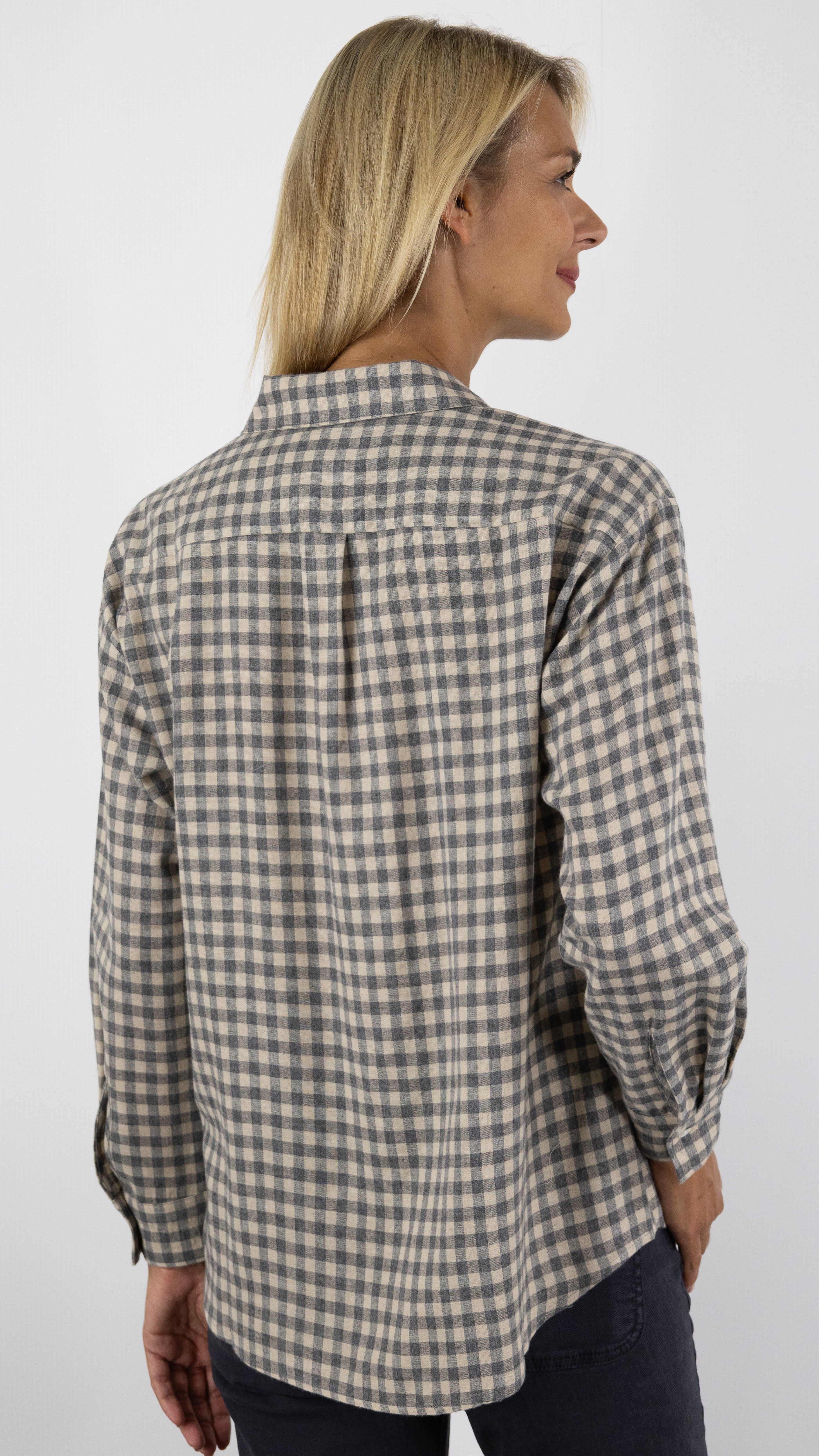 CHEMISE A CARREAUX#COLOR_02/GRIS NATUREL