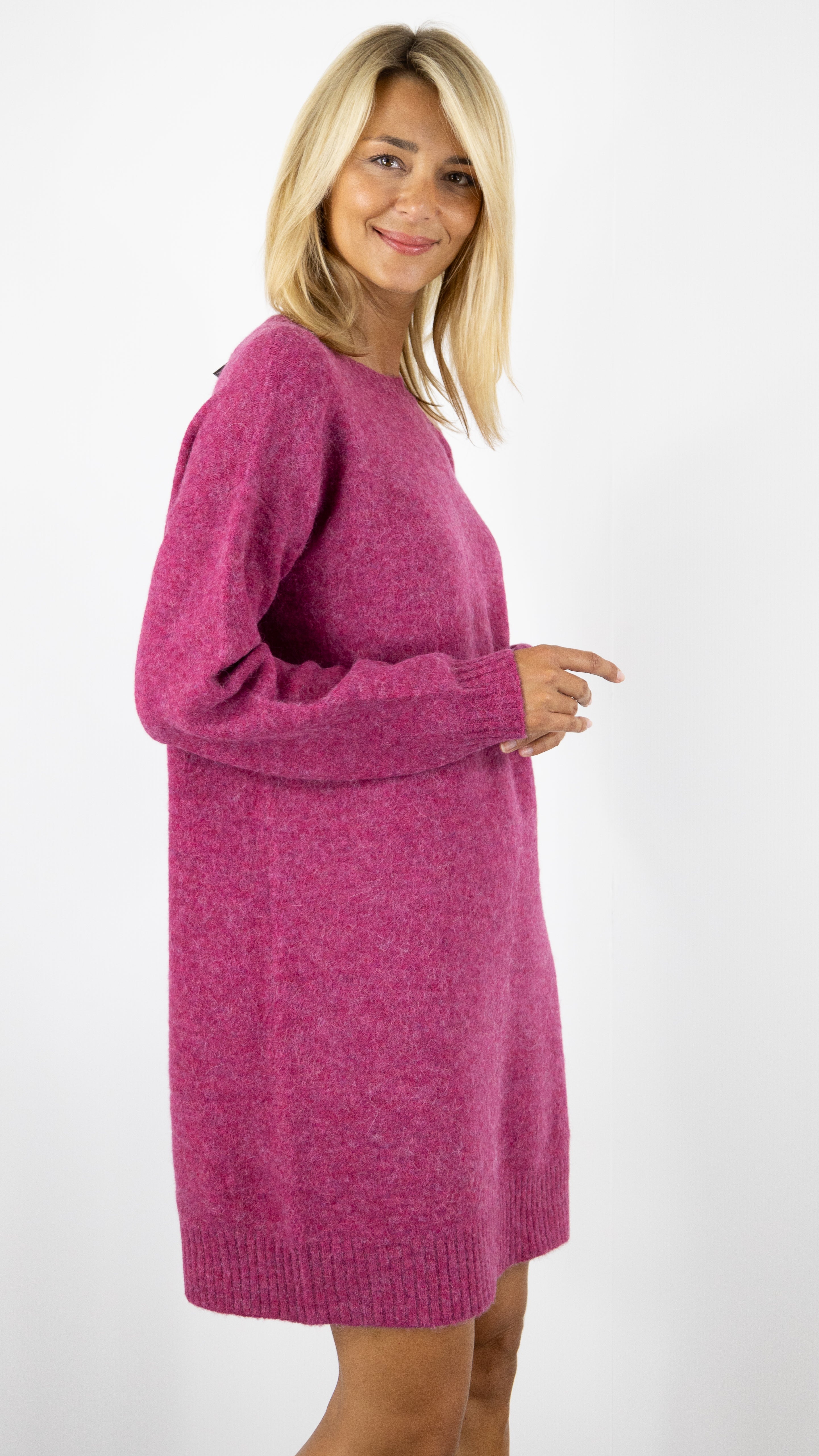 ROBE PULL EN ALPAGA MATIR DRESS HARTFORD#COLOR_06/FUSHIA