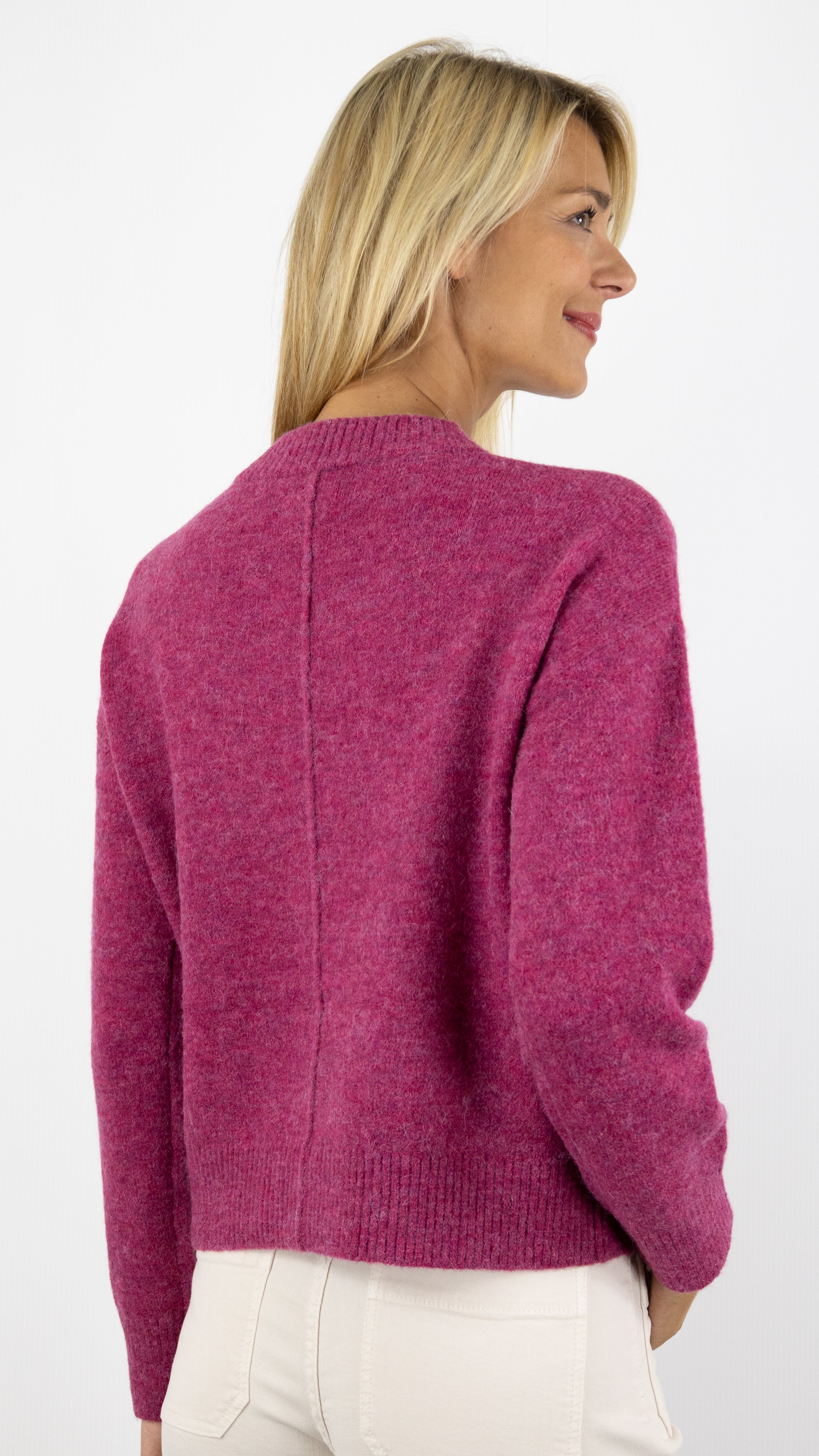 CARDIGAN MERIAM HARTFORD FUSHIA#COLOR_06/FUSHIA