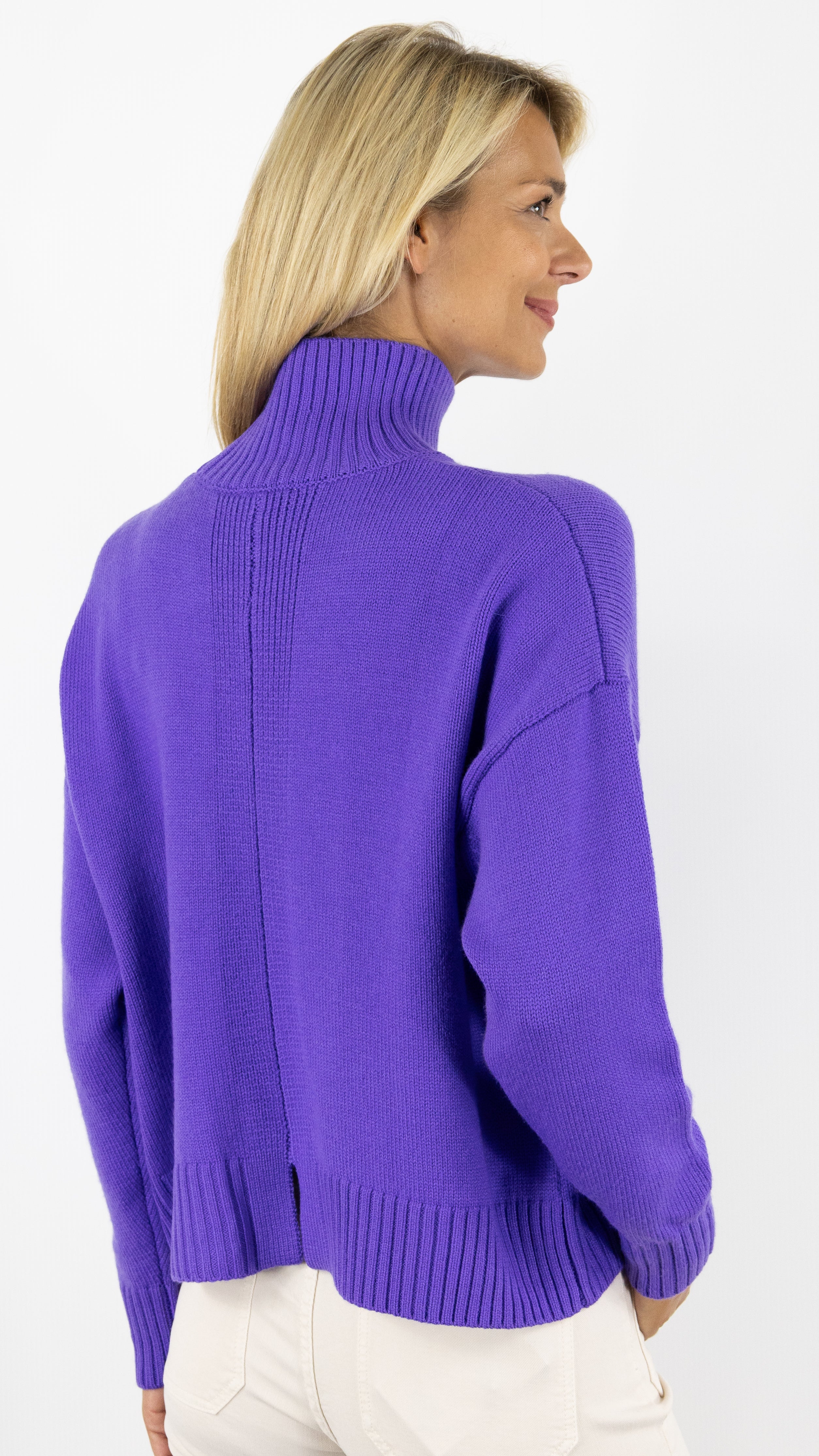 PULL COL CHEMINEE ENOCE HARRIS WILSON#COLOR_CASSIS/VIOLET