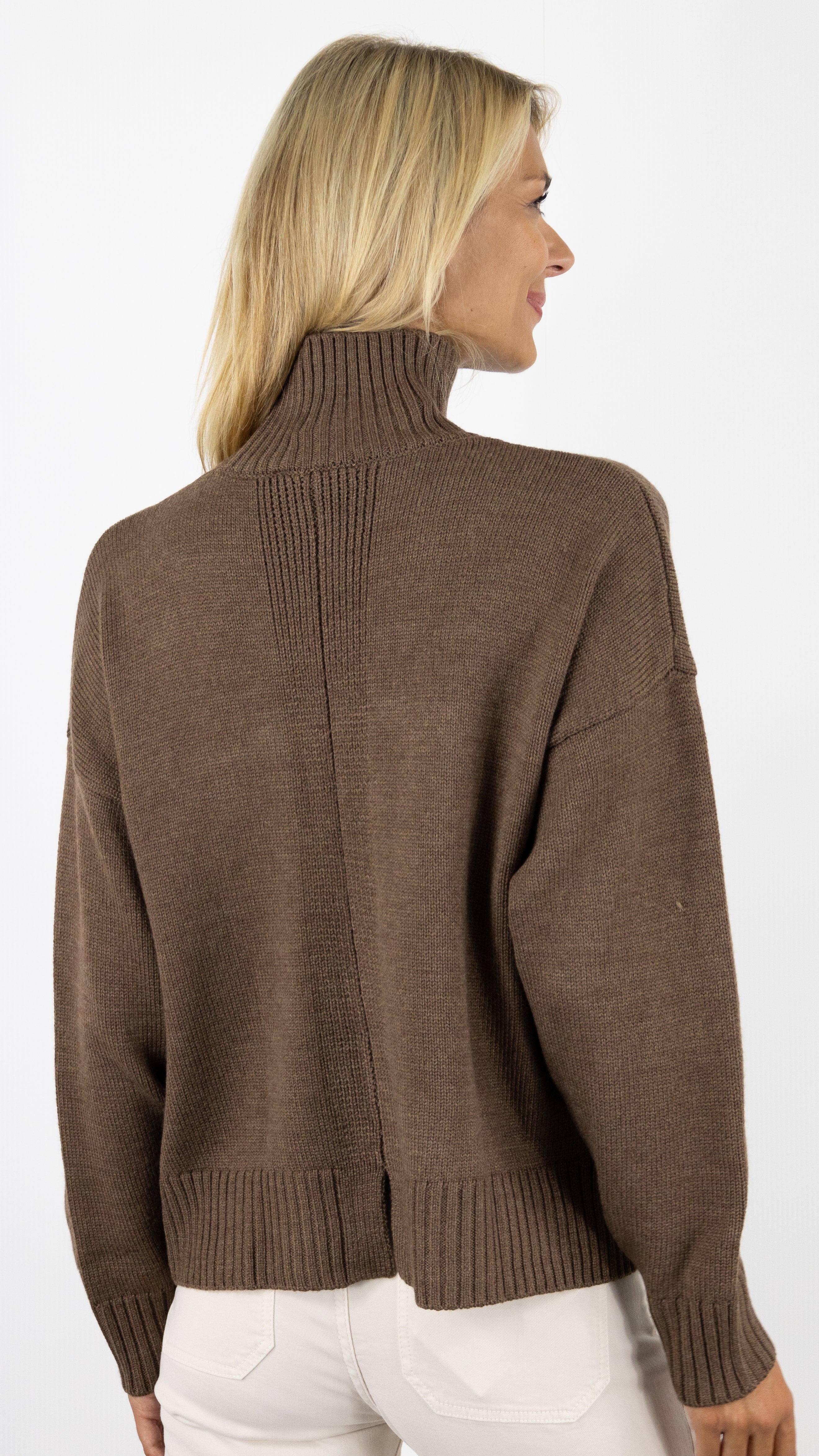 PULL COL CHEMINEE ENOCE HARRIS WILSON#COLOR_CHAMOIS/NOISETTE