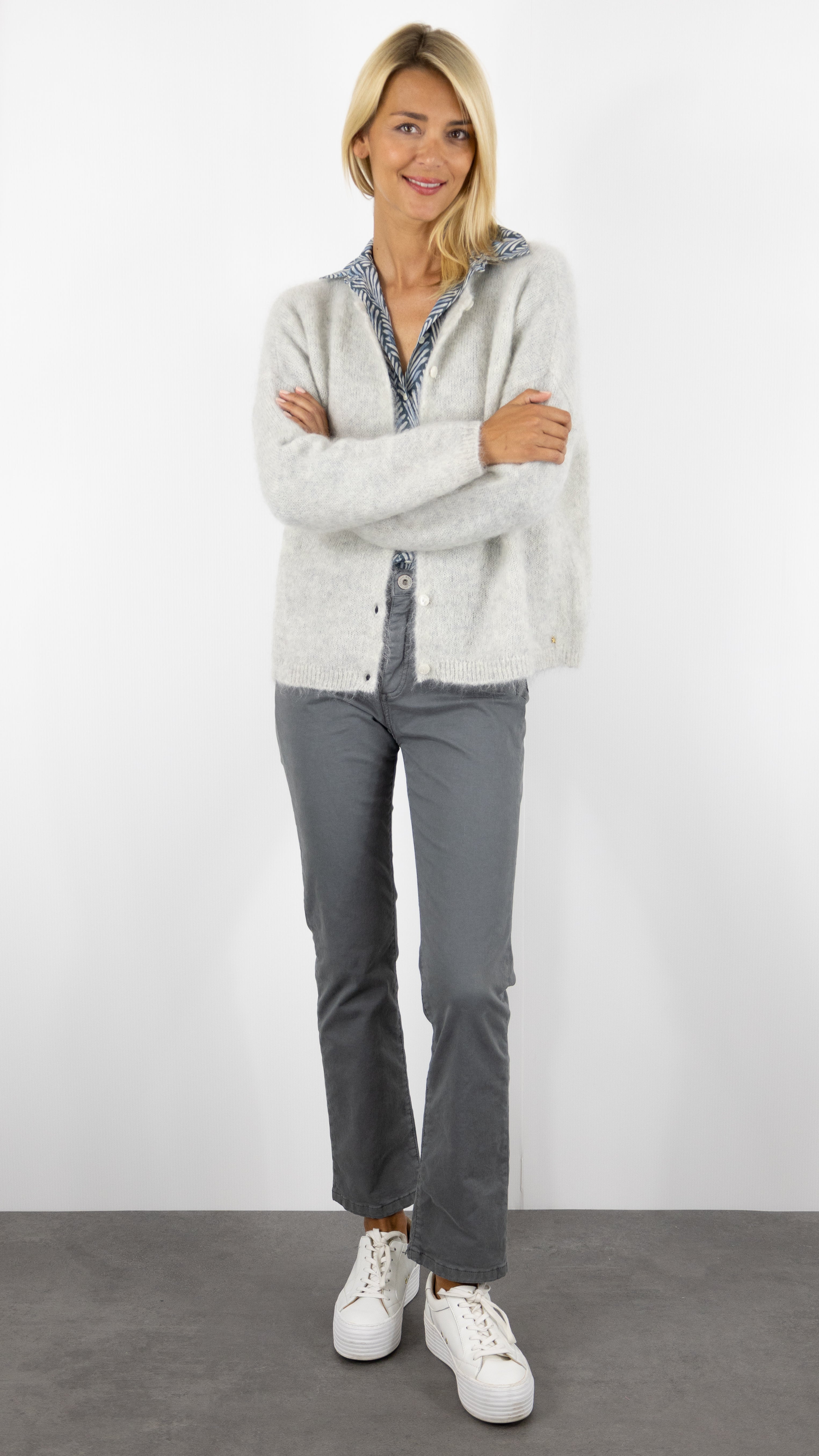 CARDIGAN MAILLE MOELLEUSE BEA DES PETITS HAUTS#COLOR_GRIS CHINE