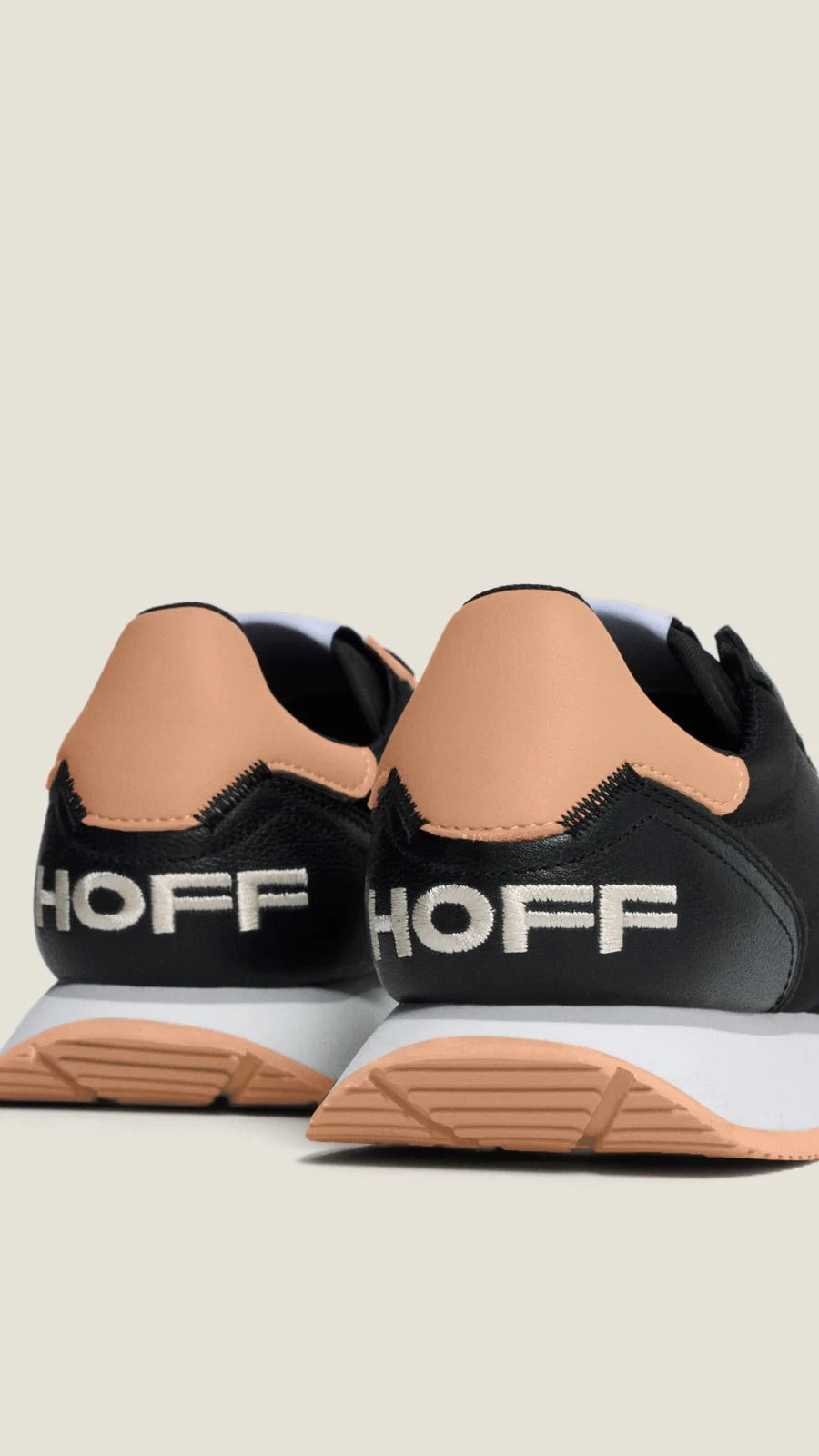 BASKETS EN CUIR NOIRES CUMAE HOFF NOIR