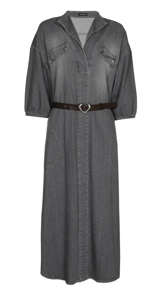 ROBE LONGUE EN JEANS CAROLINE BISS 4158 GRIS