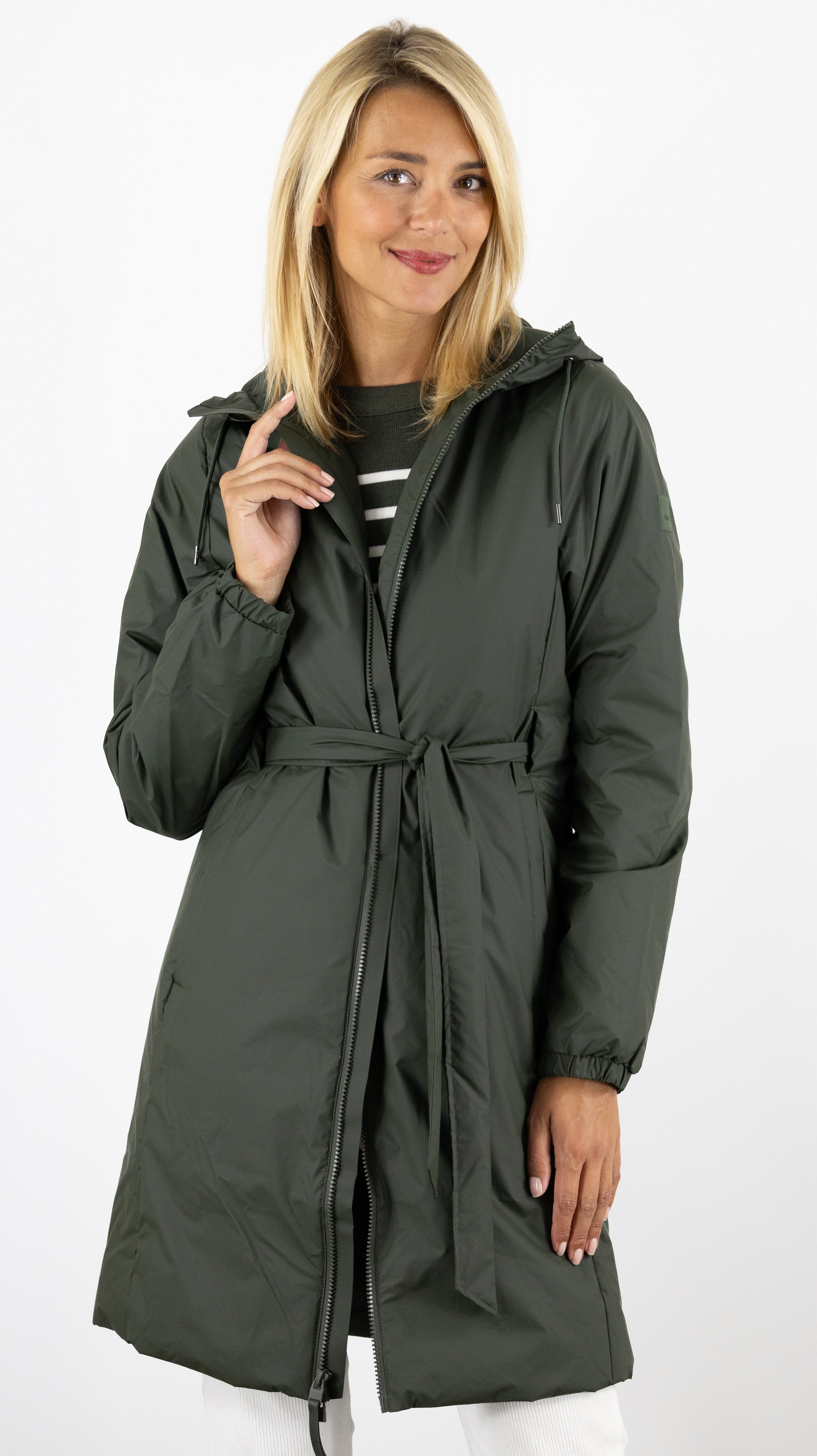 PARKA DOUBLE CEINTUREE KAKI 15880 LOHJA INSULATED RAINS