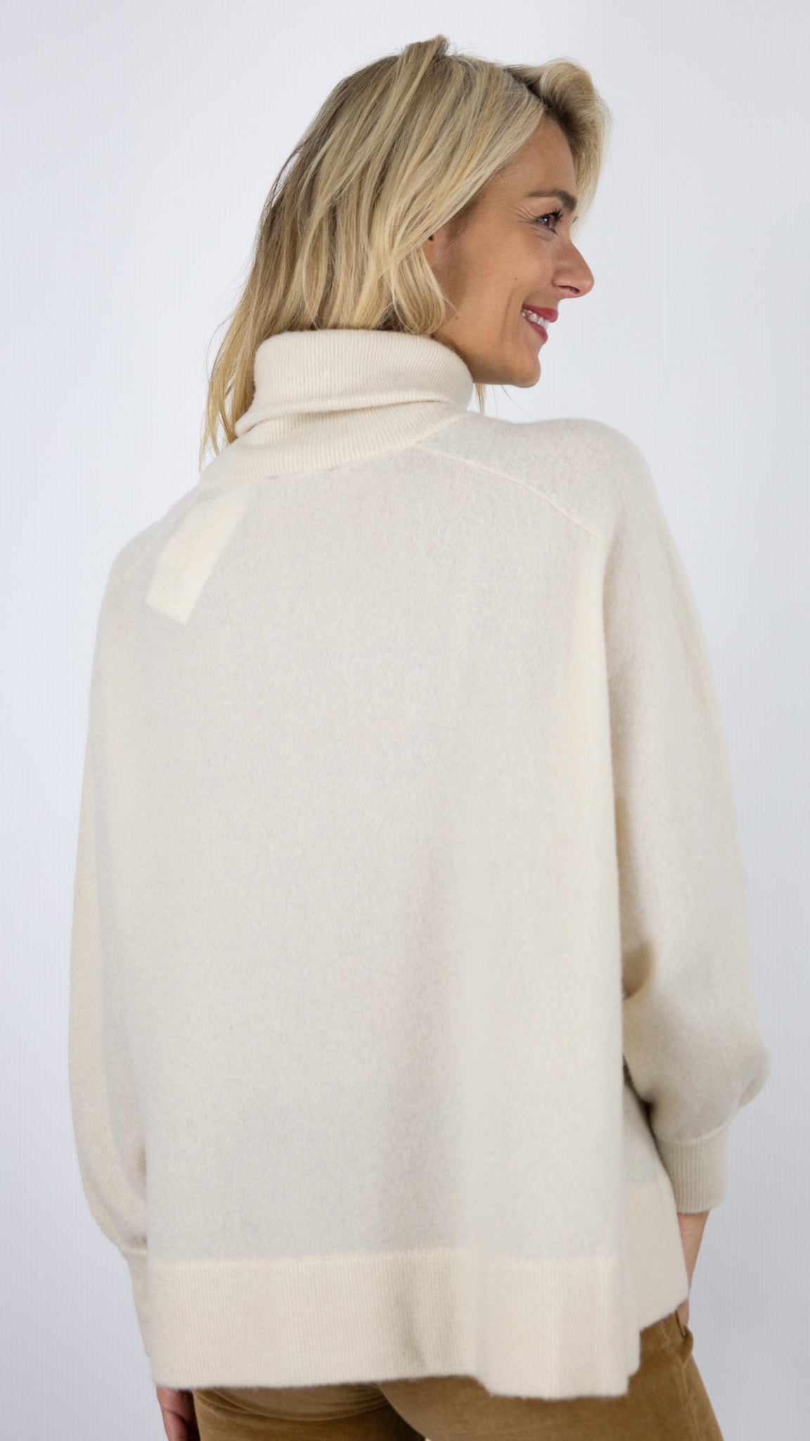 PULL COL ROULE AMERICAN VINTAGE RAX18FH24 NATUREL