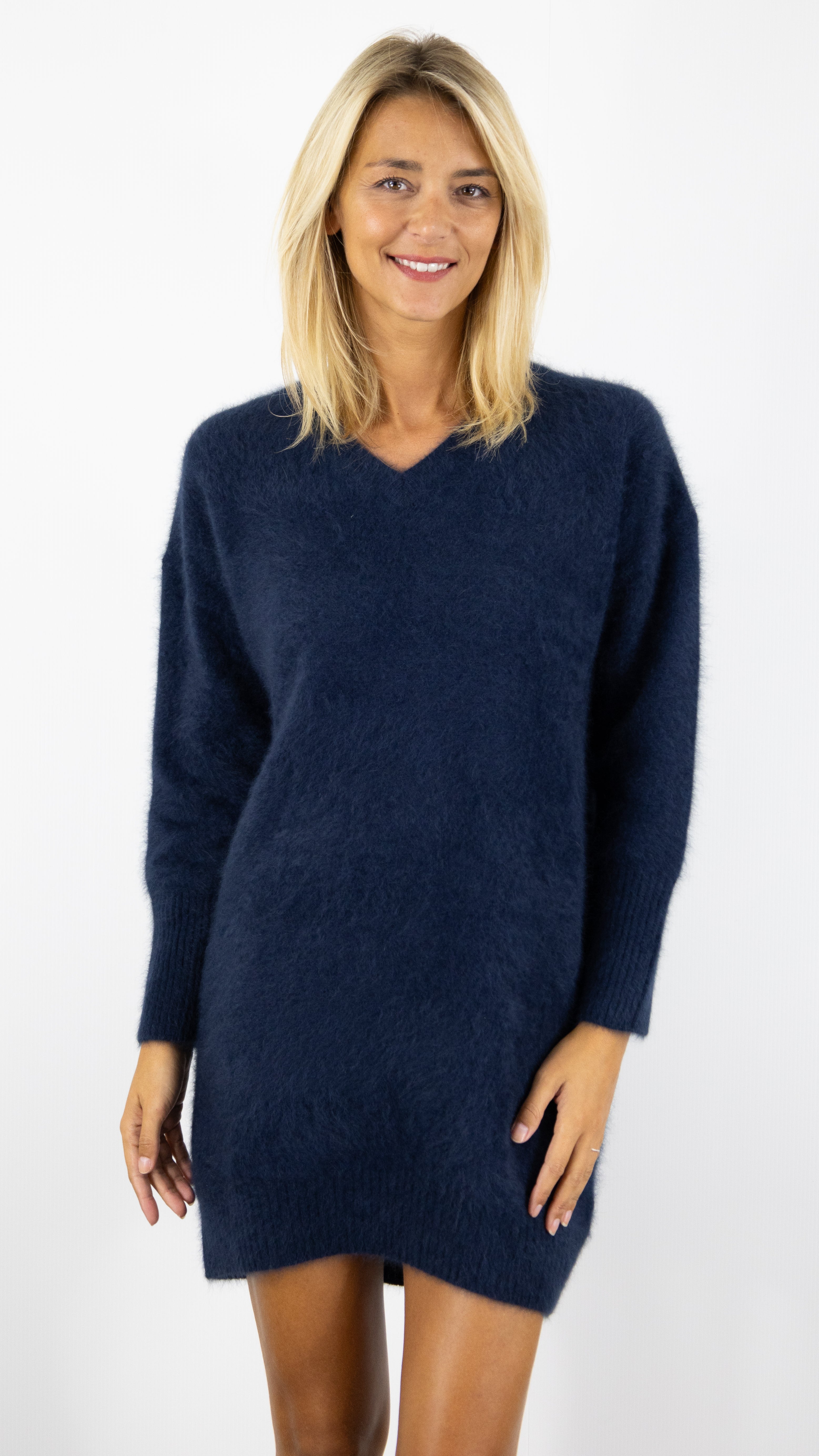 ROBE EN RACCOON COL V ESTHEME WES2411HR#COLOR_1193/NAVY