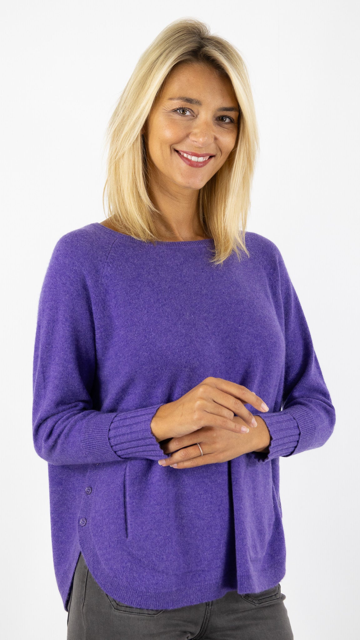 PULL EN CACHEMIRE ESTHEME WES2277H#COLOR_1345/VIOLETTE