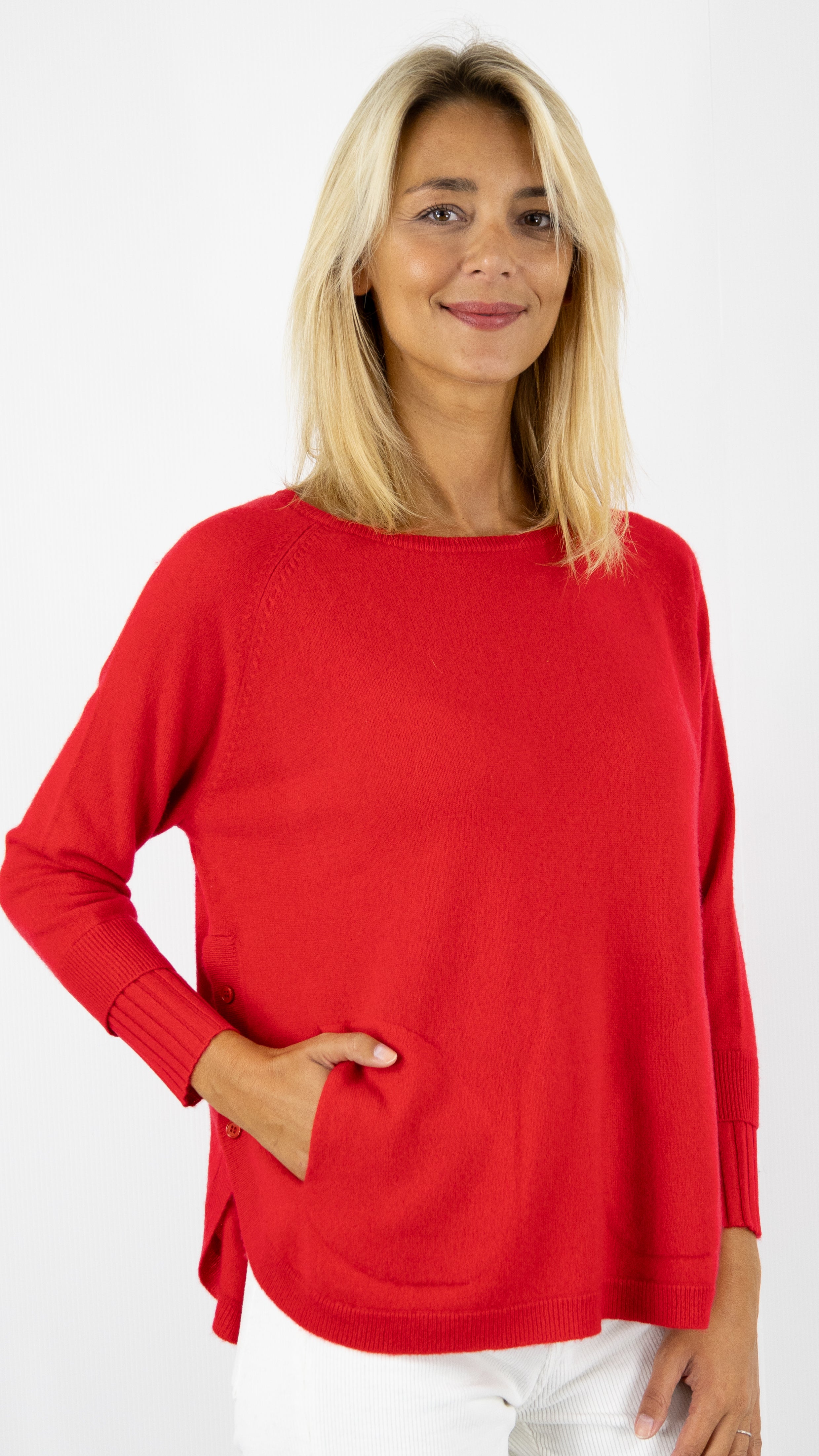 PULL EN CACHEMIRE ESTHEME WES2277H#COLOR_1342/SCARLET ROUGE