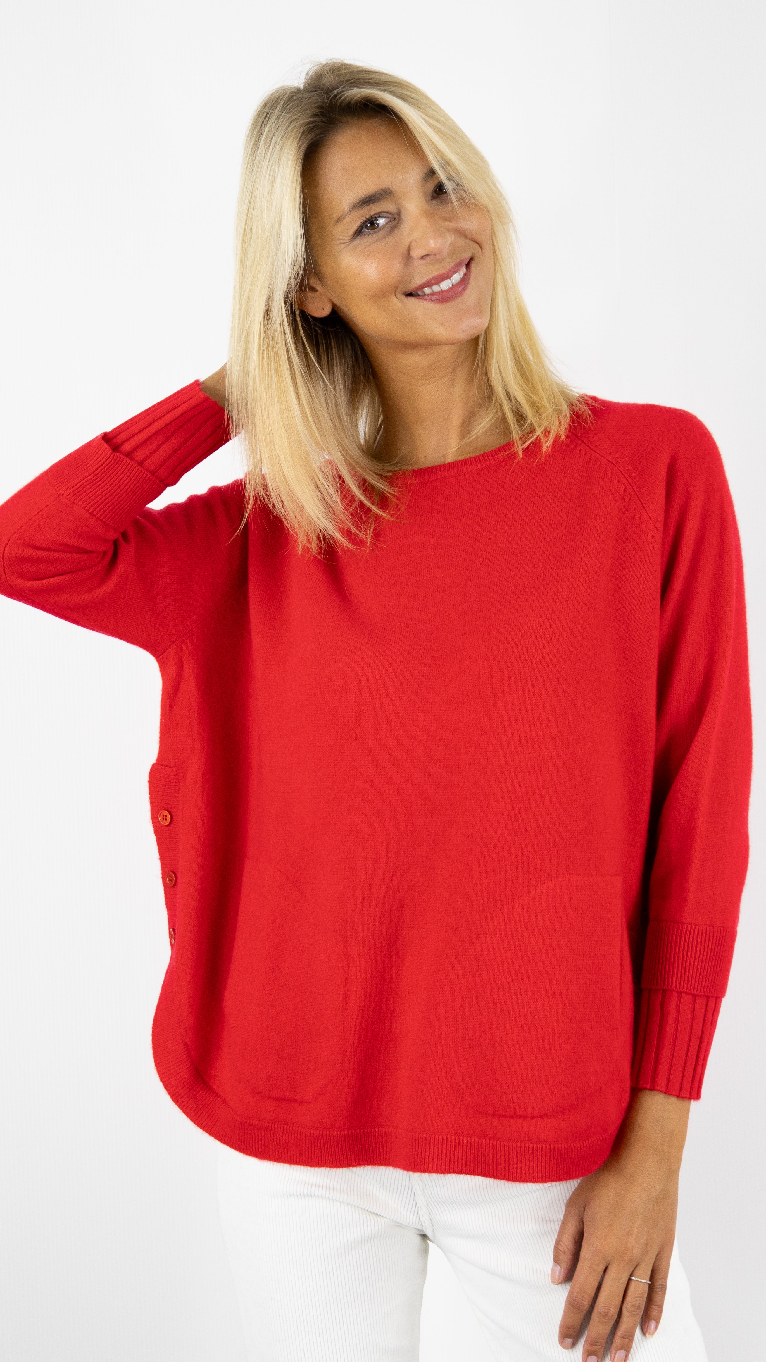 PULL EN CACHEMIRE ESTHEME WES2277H#COLOR_1342/SCARLET ROUGE