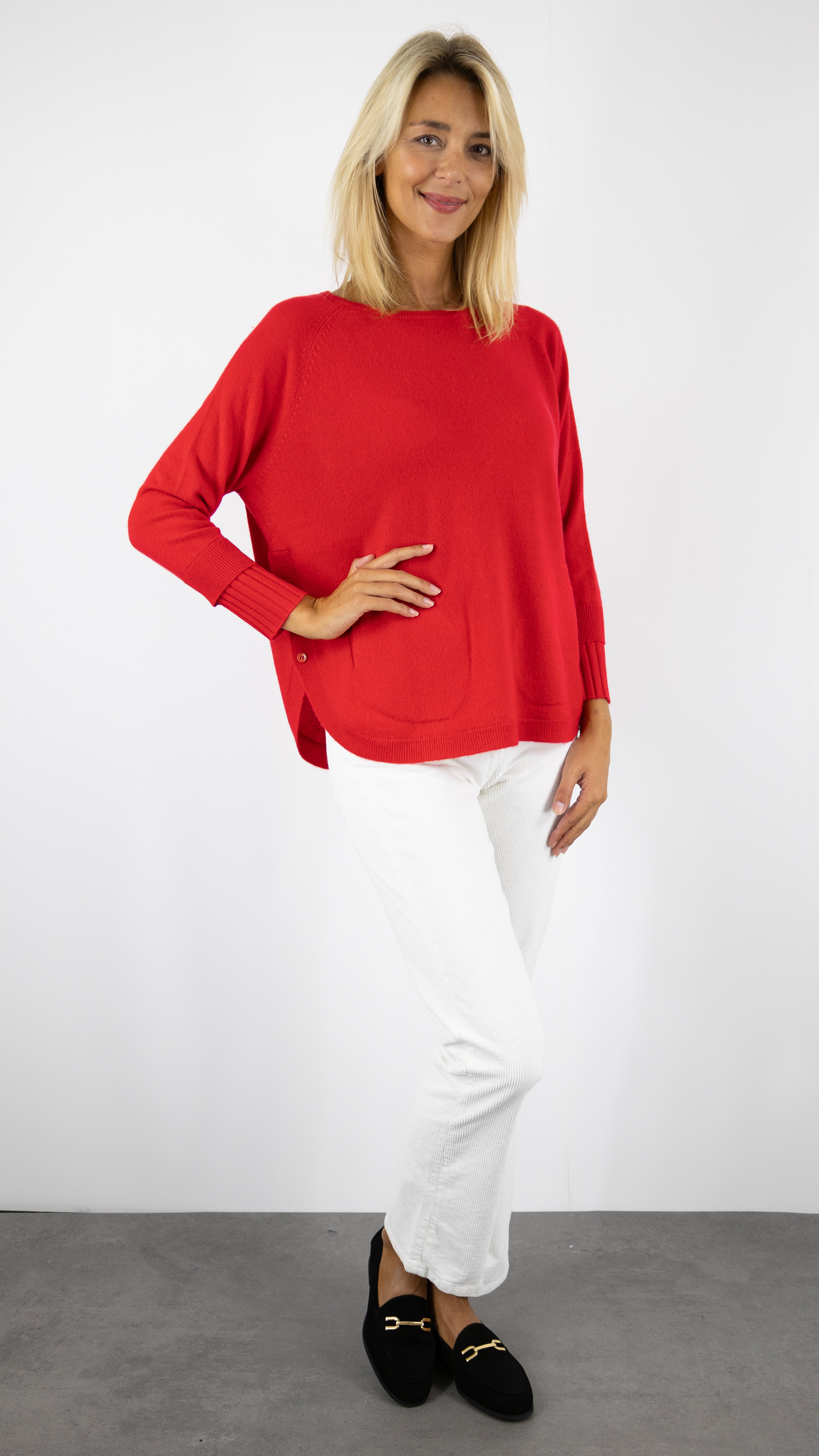 PULL EN CACHEMIRE ESTHEME WES2277H#COLOR_1342/SCARLET ROUGE