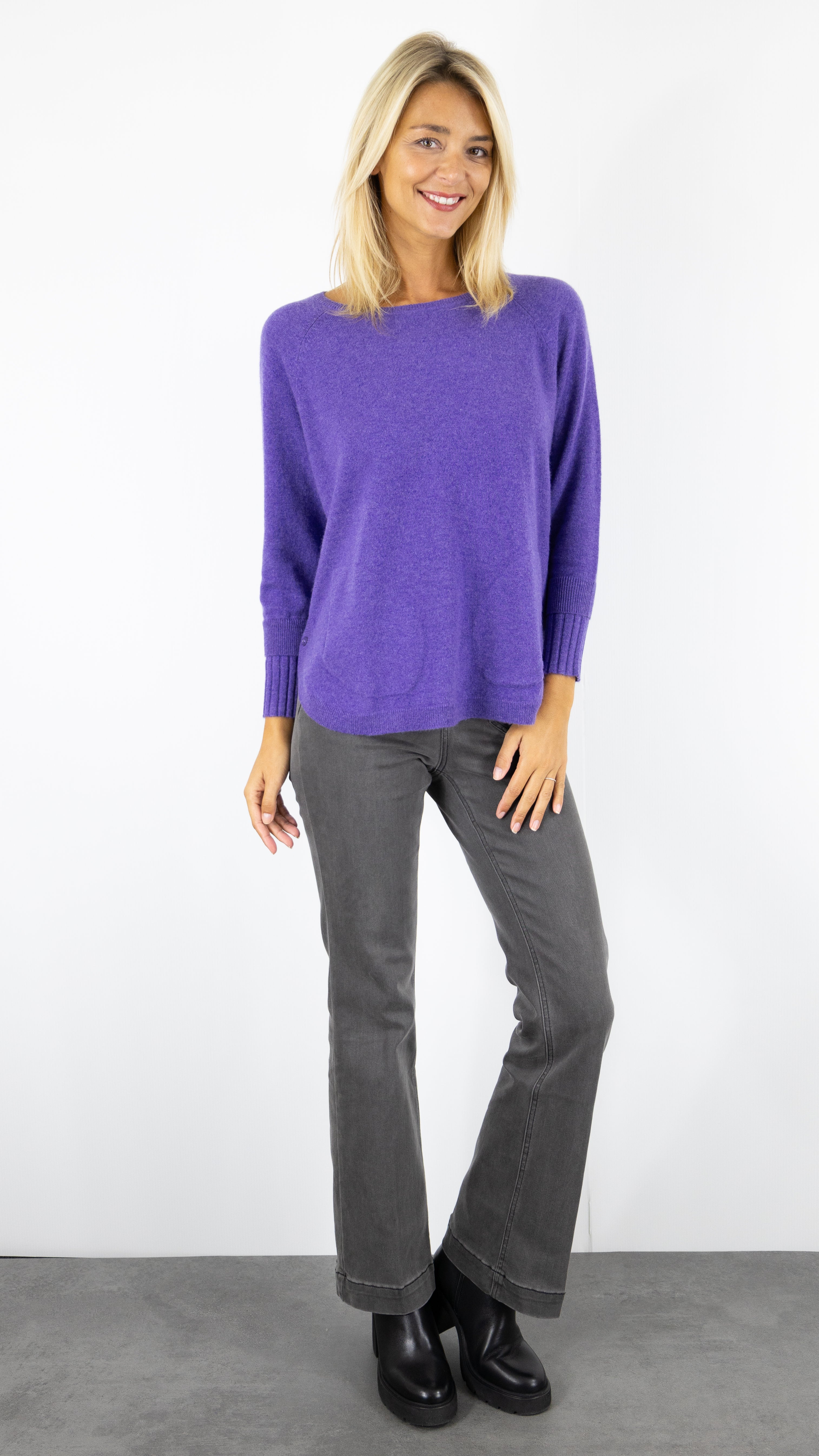 PULL EN CACHEMIRE ESTHEME WES2277H#COLOR_1345/VIOLETTE