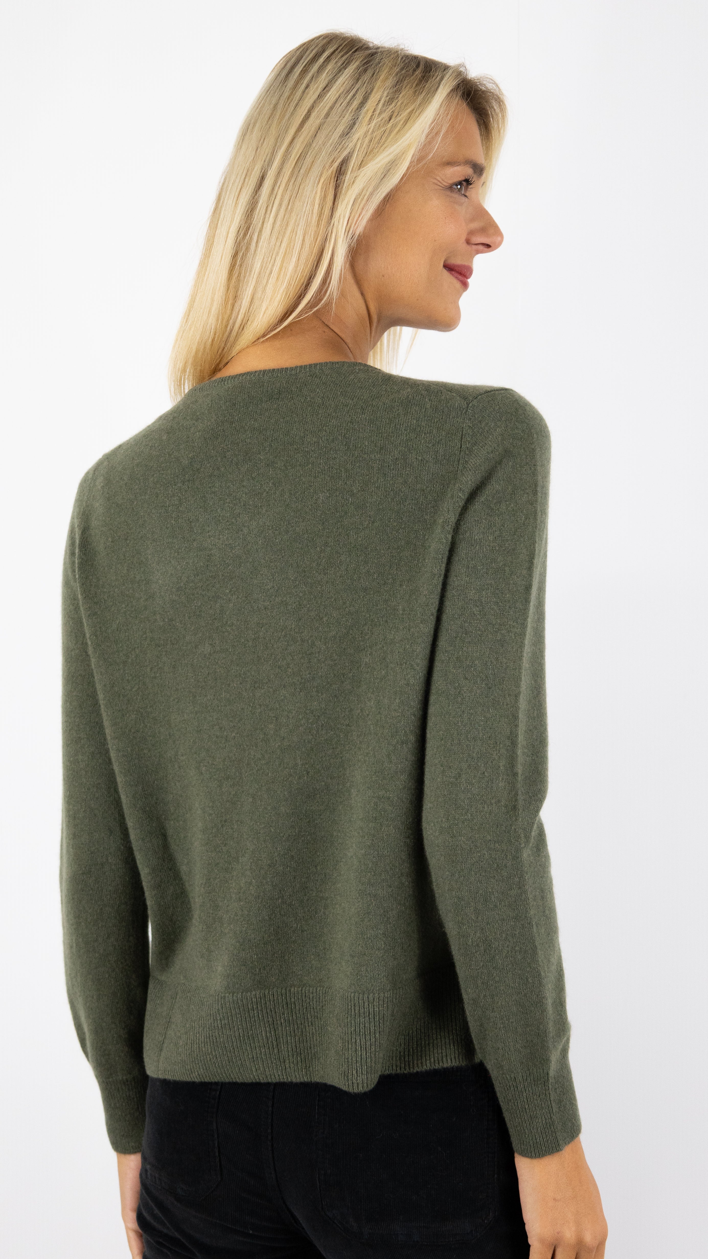 PULL V EN CACHEMIRE WES2407H ESTHEME#COLOR_2109/VEGETAL