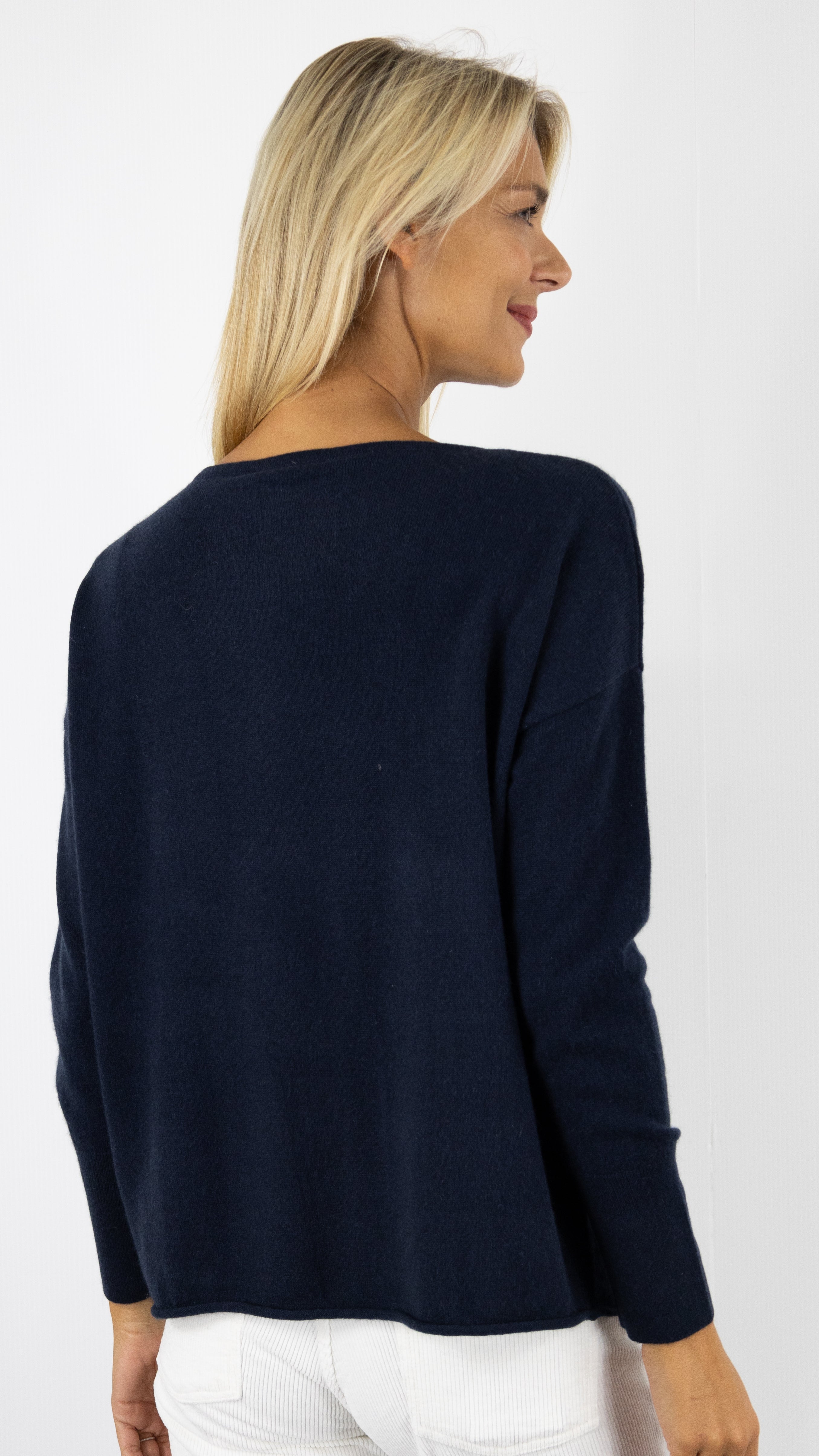 PULL TUNIQUE EN CACHEMIRE CKH4029C ESTHEME#COLOR_7544/NAVY