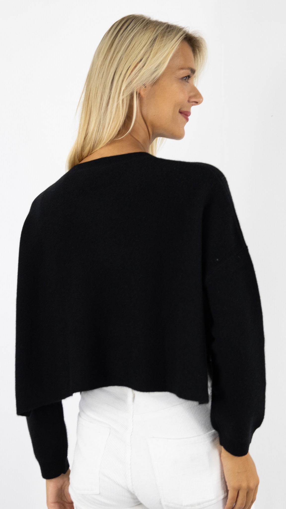 PULL COURT EN CACHEMIRE ESTHEME JF4W044C#COLOR_6148/NOIR