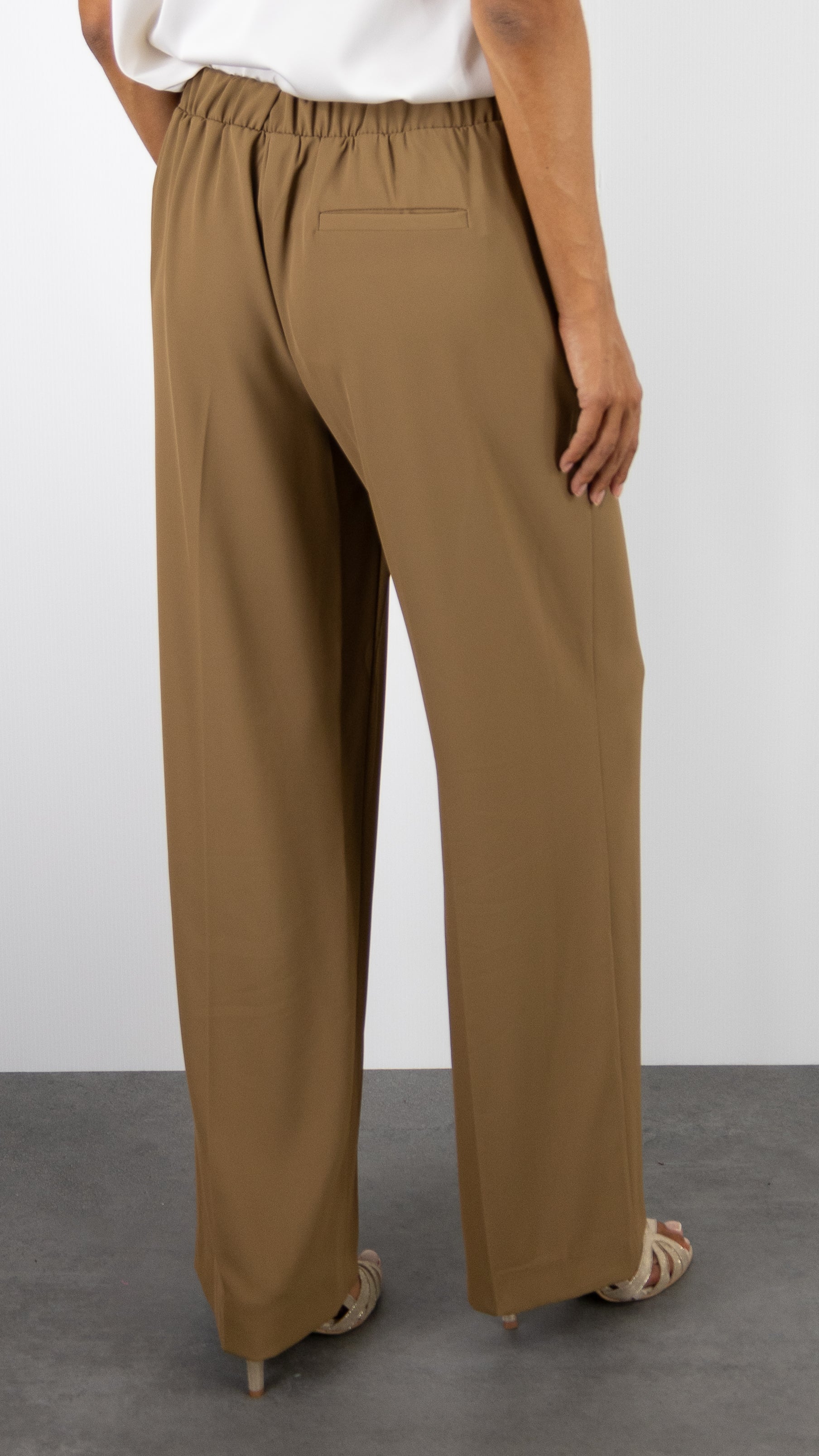 PANTALON TAILLE ELASTIQUE P4LOIGC IMPERIAL CAMEL