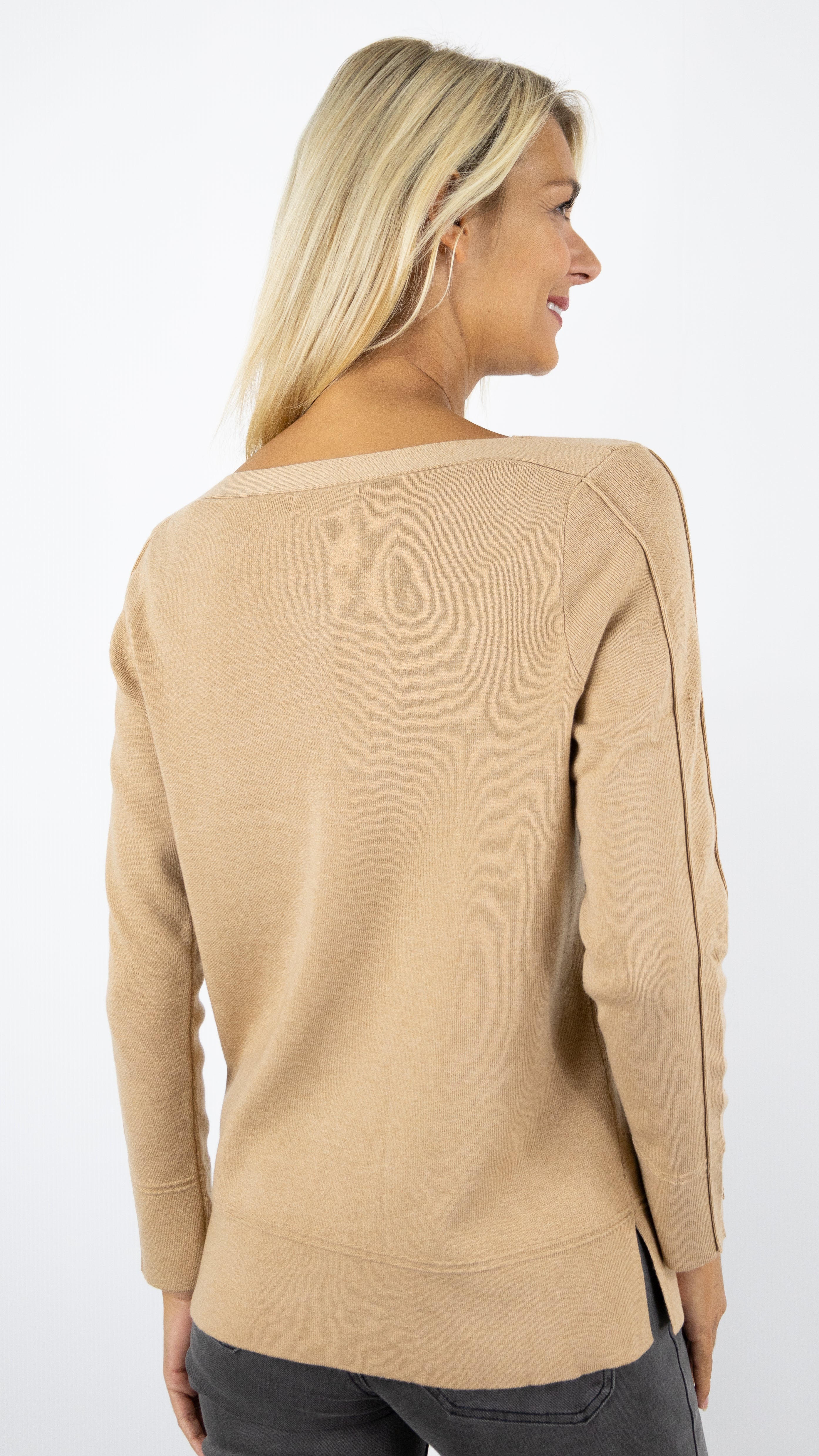 PULL FIN COL ROND ESCORPION 24W120433 CAMEL