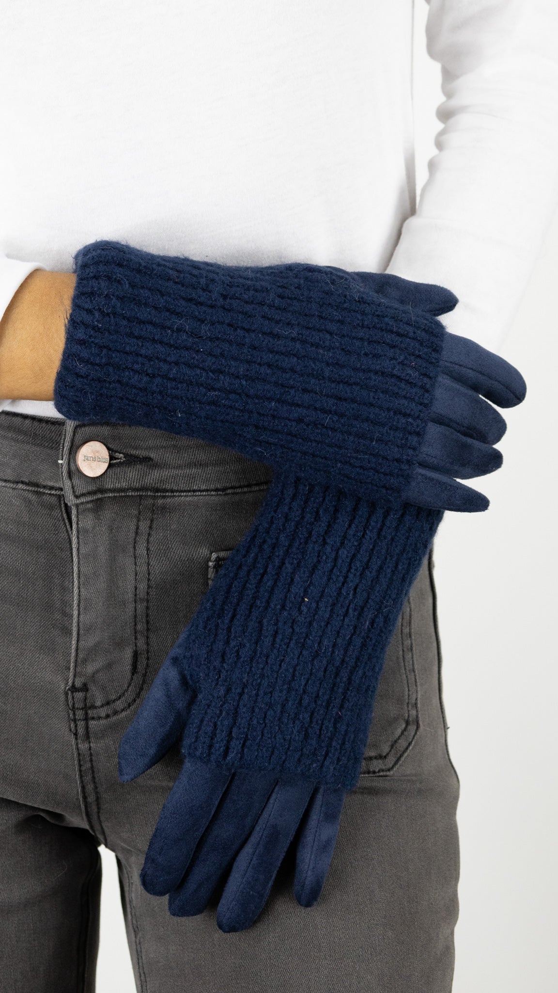 GANTS MITAINES 2 EN 1 VOUS 65483#COLOR_0550/BLEU FONCE