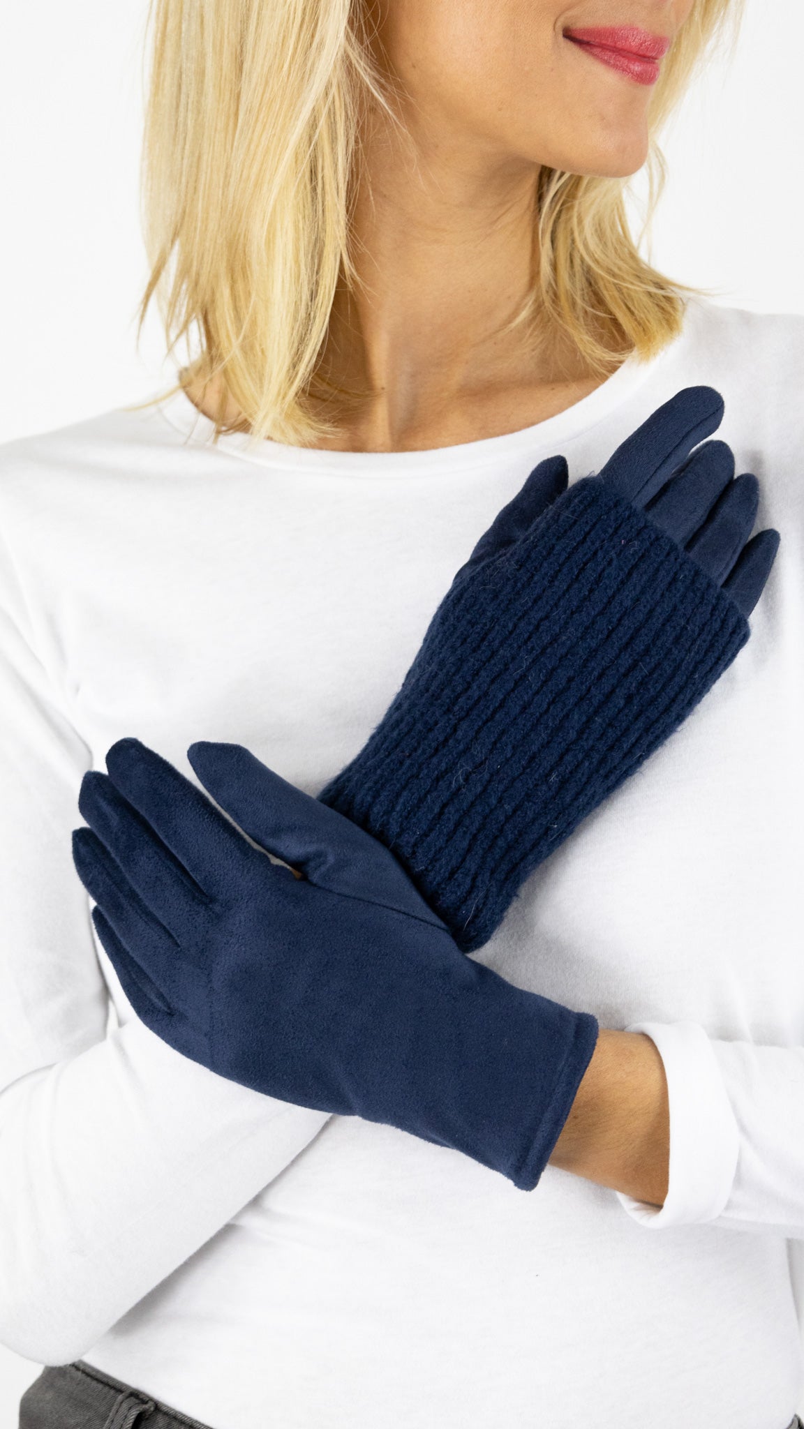 GANTS MITAINES 2 EN 1 VOUS 65483#COLOR_0550/BLEU FONCE