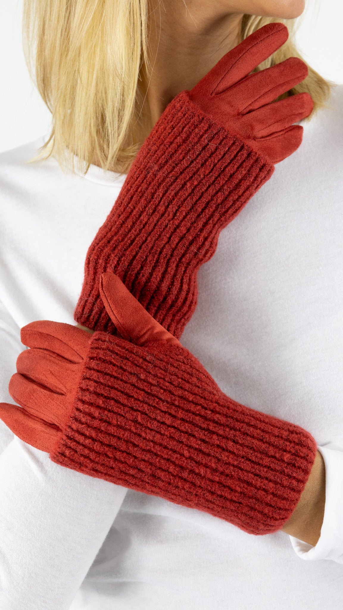 GANTS MITAINES 2 EN 1 VOUS 65483#COLOR_0600/ROUGE CLAIR