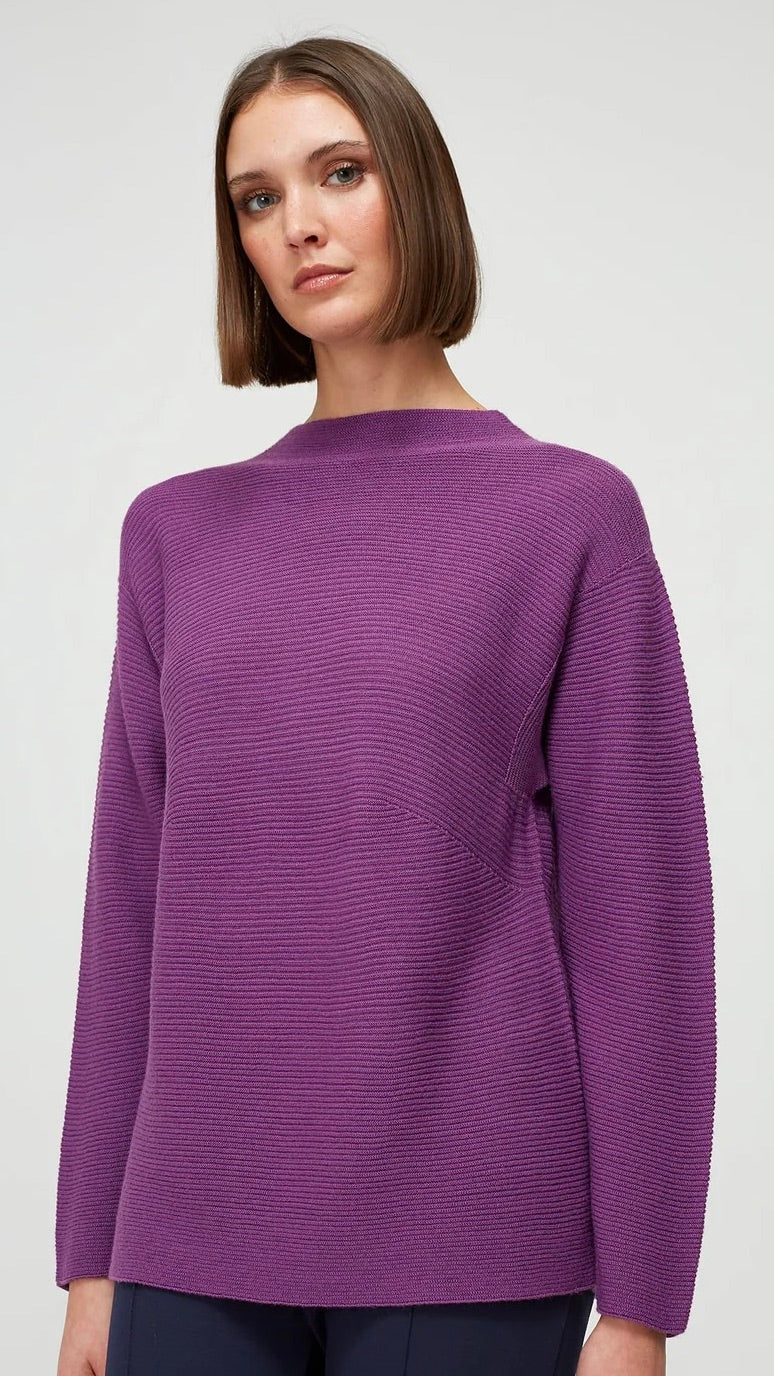 PULL COL MONTANT EN LAINE ESCORPTION 24W125119#COLOR_440/VIOLET