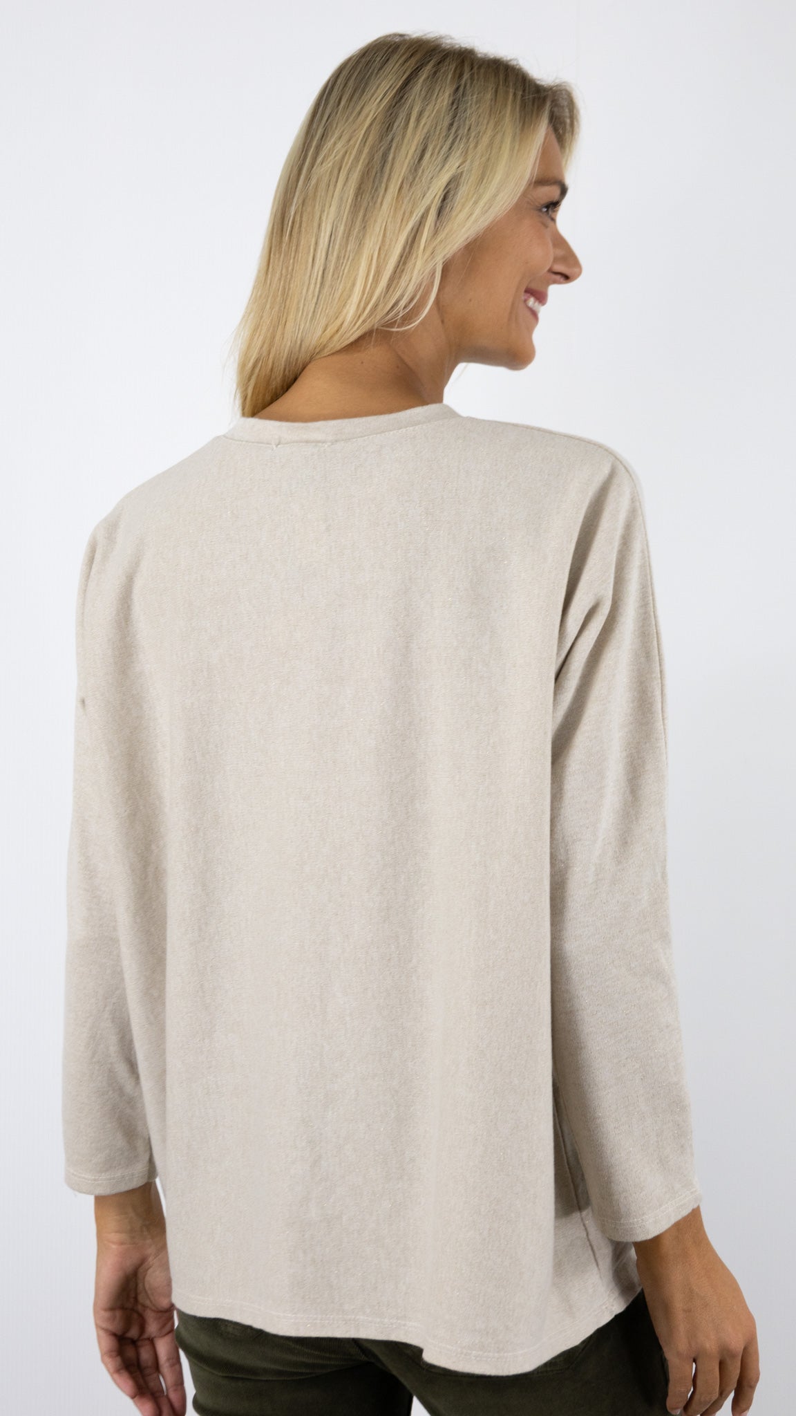 PULL V SWEAT ANDROMEDE 83842 BEIGE