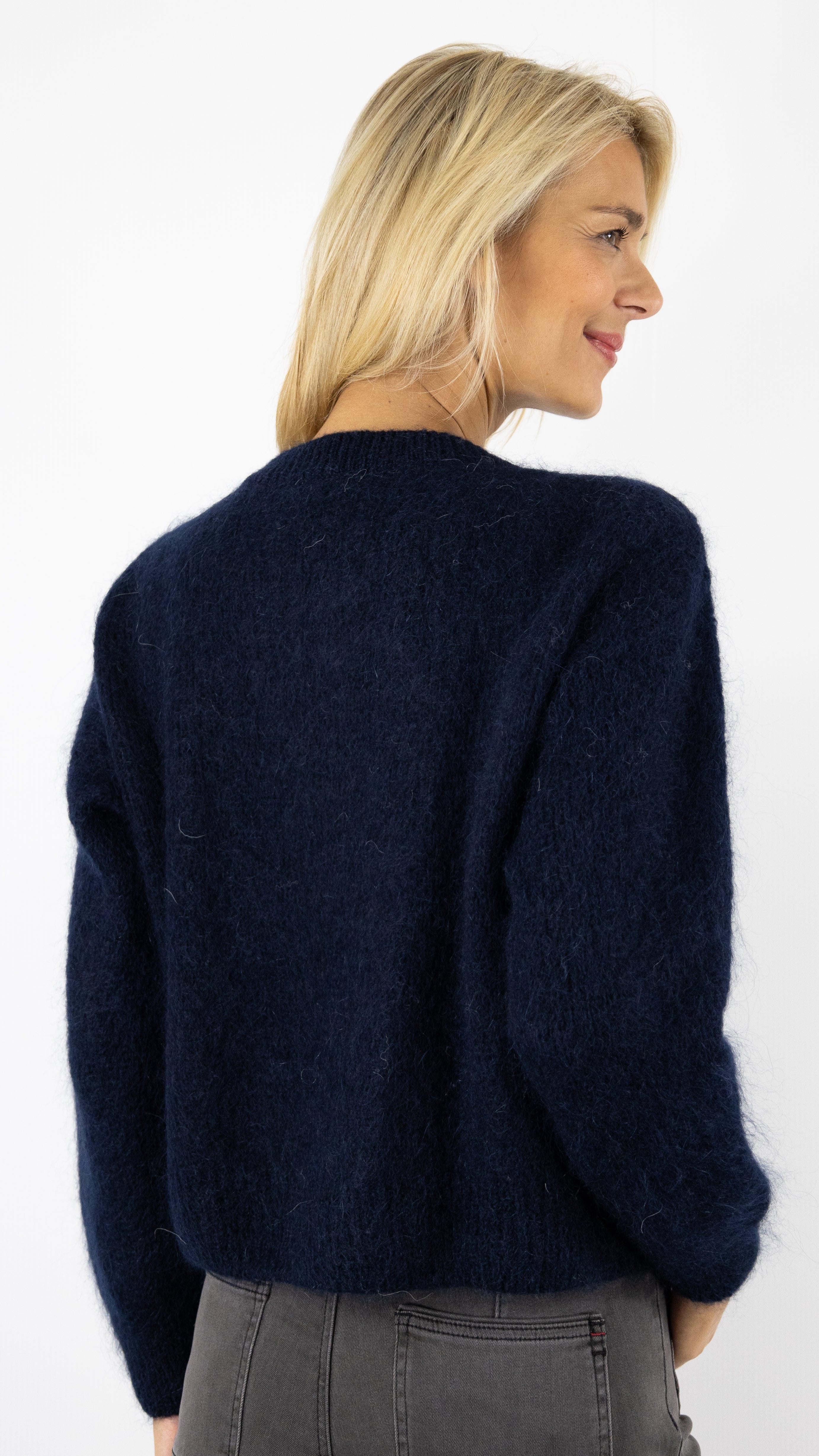 GILET ZIPPE EN MOHAIR NAIS 11005#COLOR_MARINE