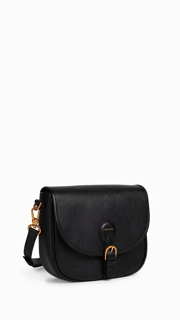 SAC BESACE EN CUIR NAT ET NIN OLIVIA#COLOR_NOIR GRAINE