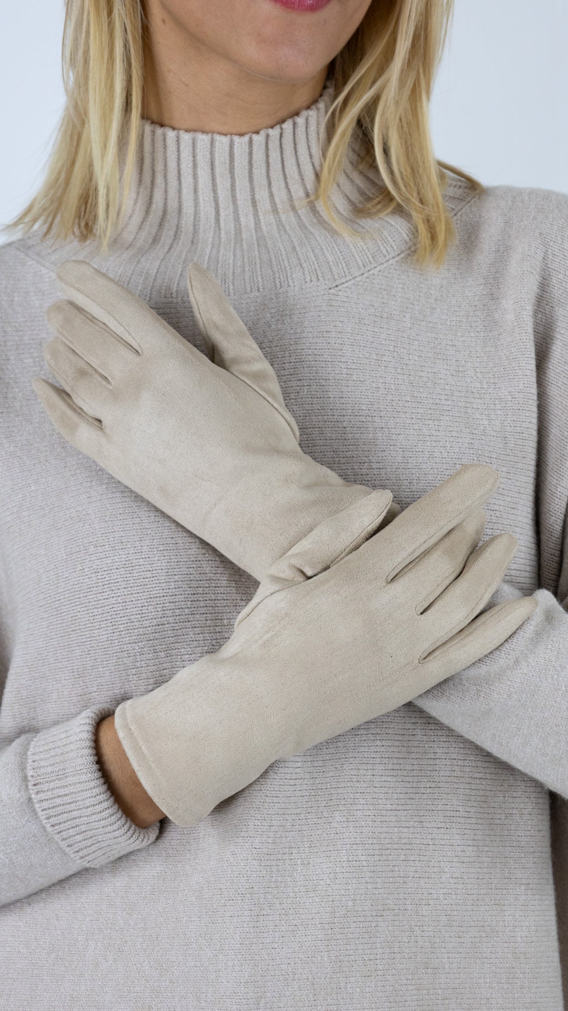 GANTS EN SUEDINE VIMODA 1467#COLOR_BEIGE