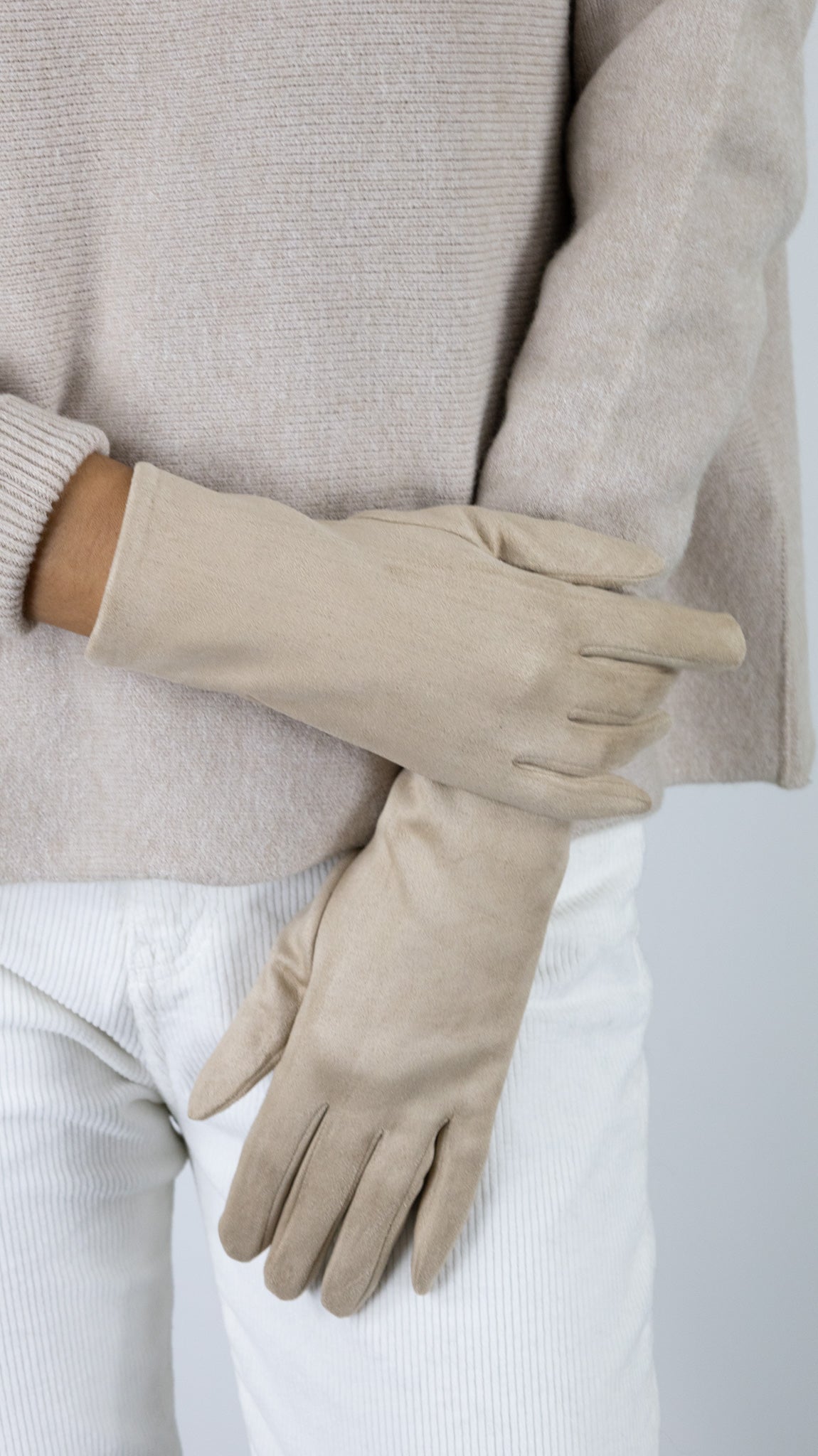 GANTS EN SUEDINE VIMODA 1467#COLOR_BEIGE