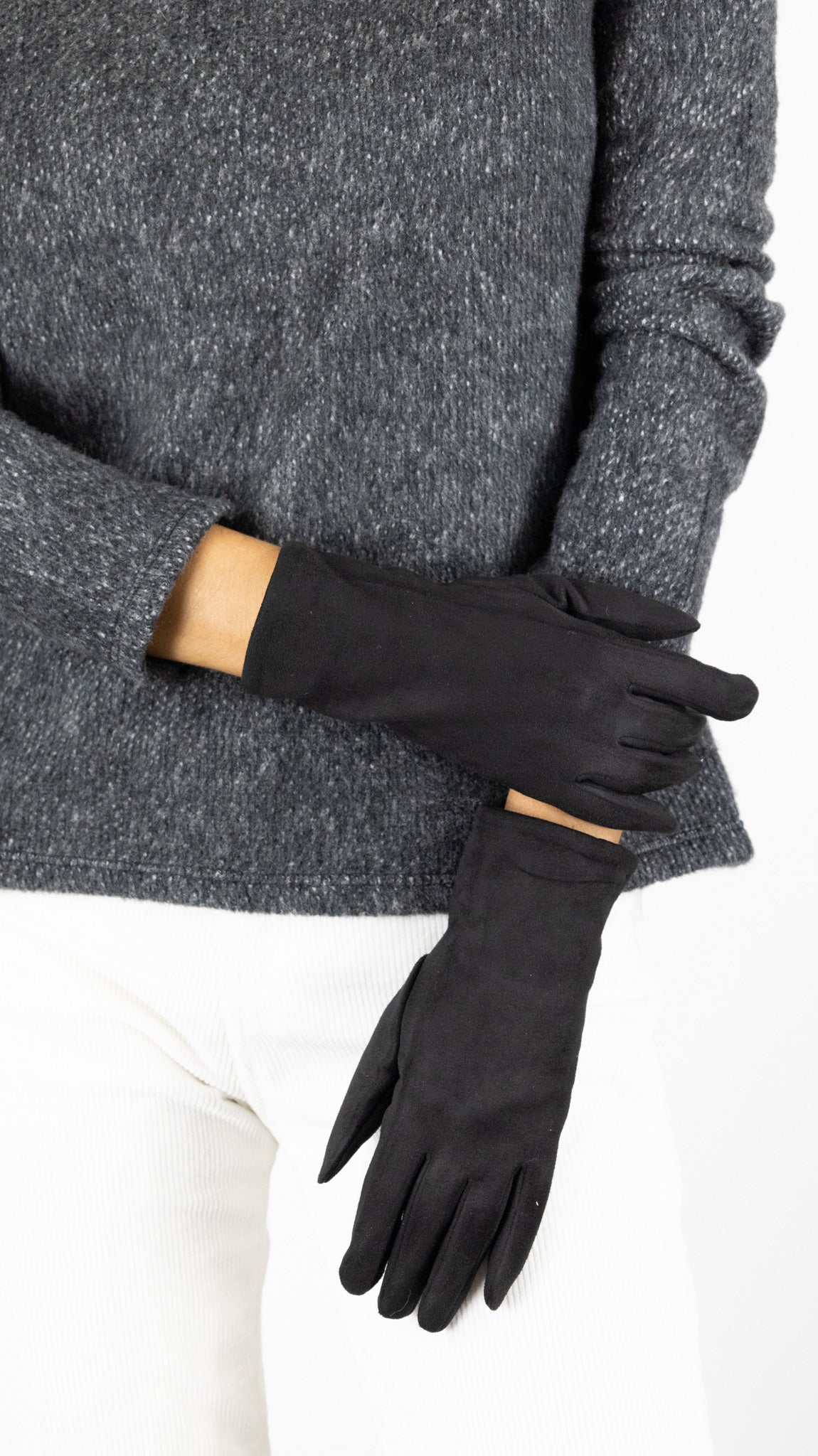 GANTS EN SUEDINE VIMODA 1467#COLOR_NOIR