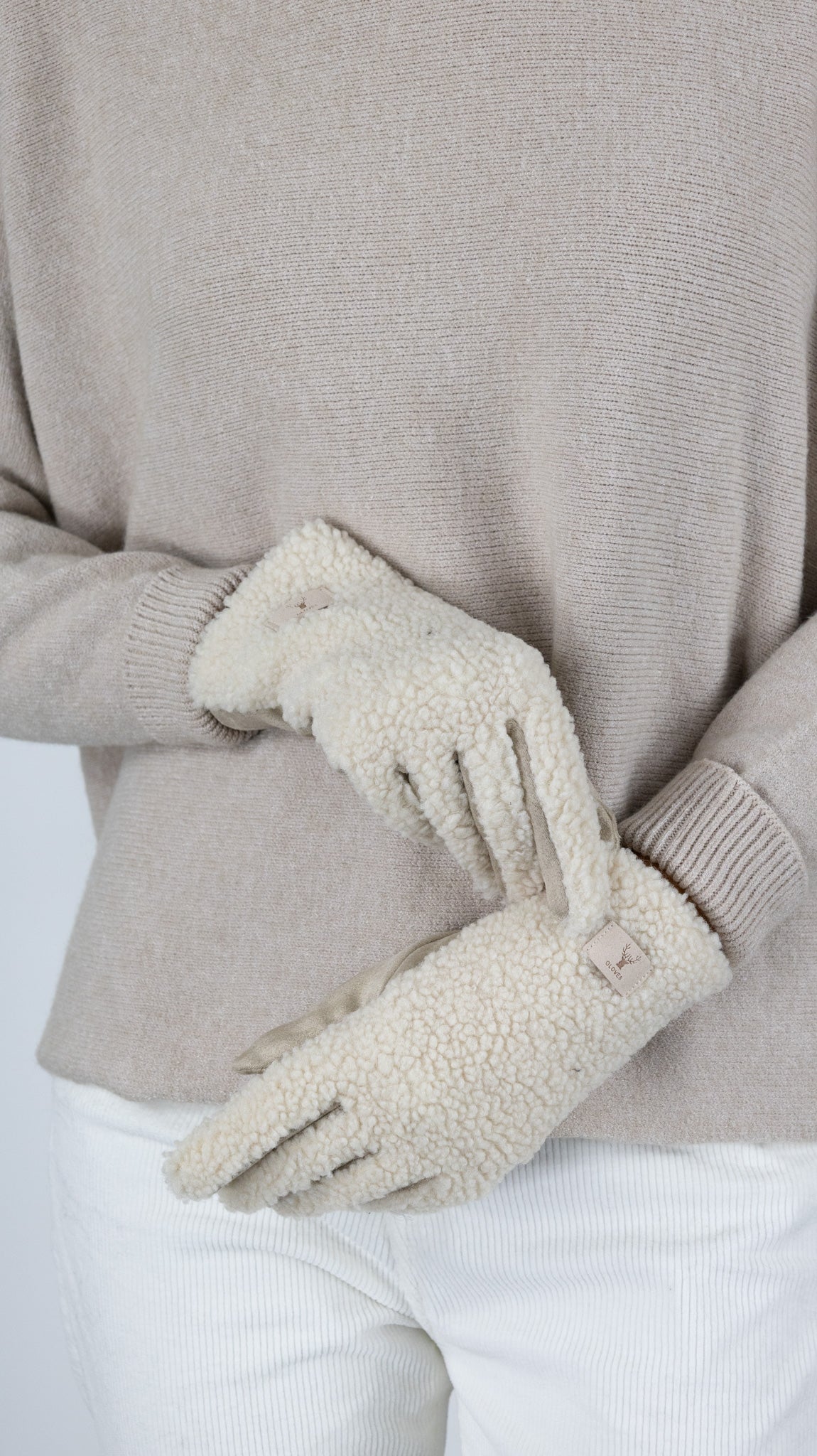 GANTS BOUCLETTE VIMODA 1785#COLOR_BEIGE