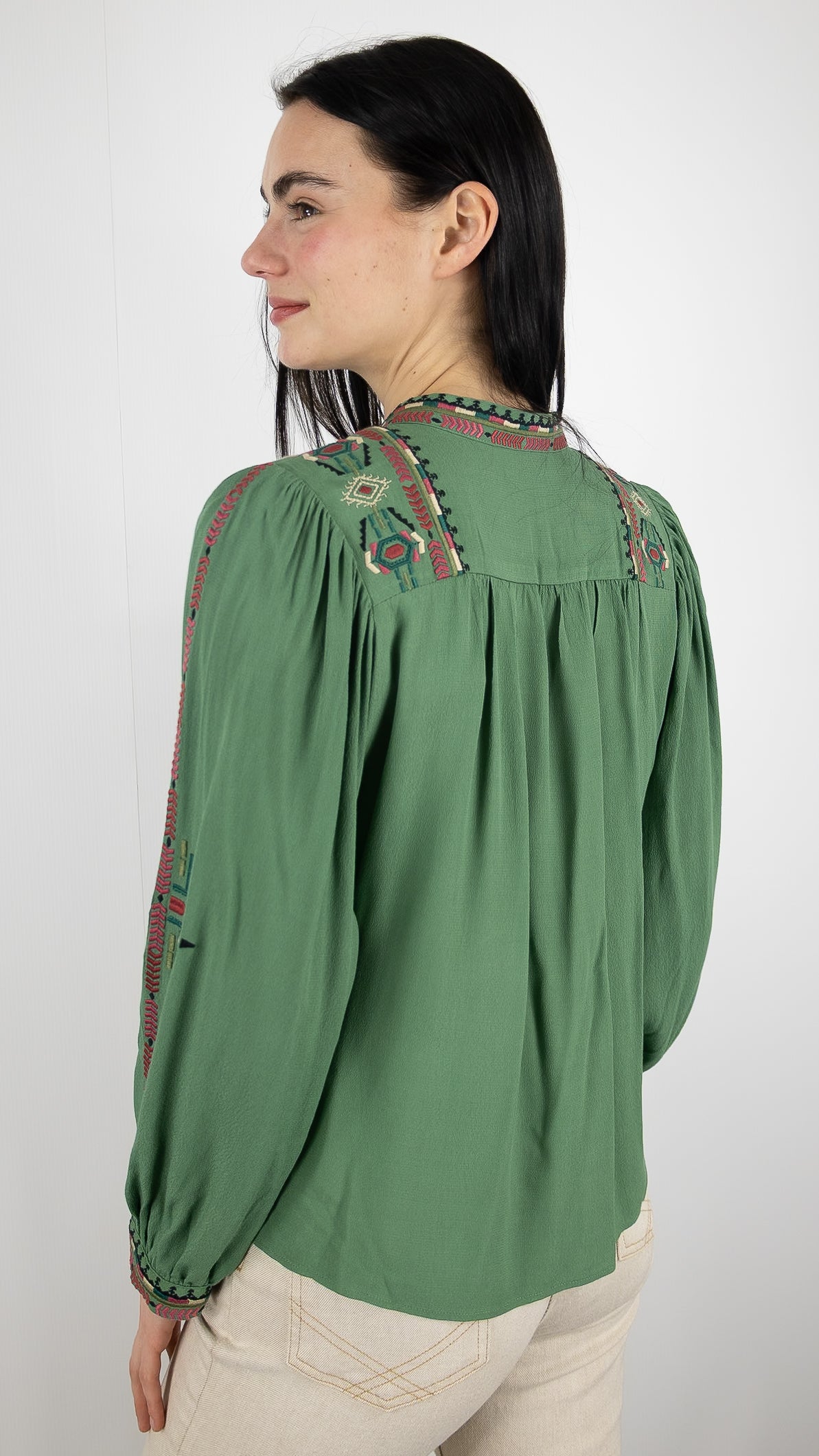 BLOUSE AMPLE BRODEE BA&SH TILT#COLOR_VERT